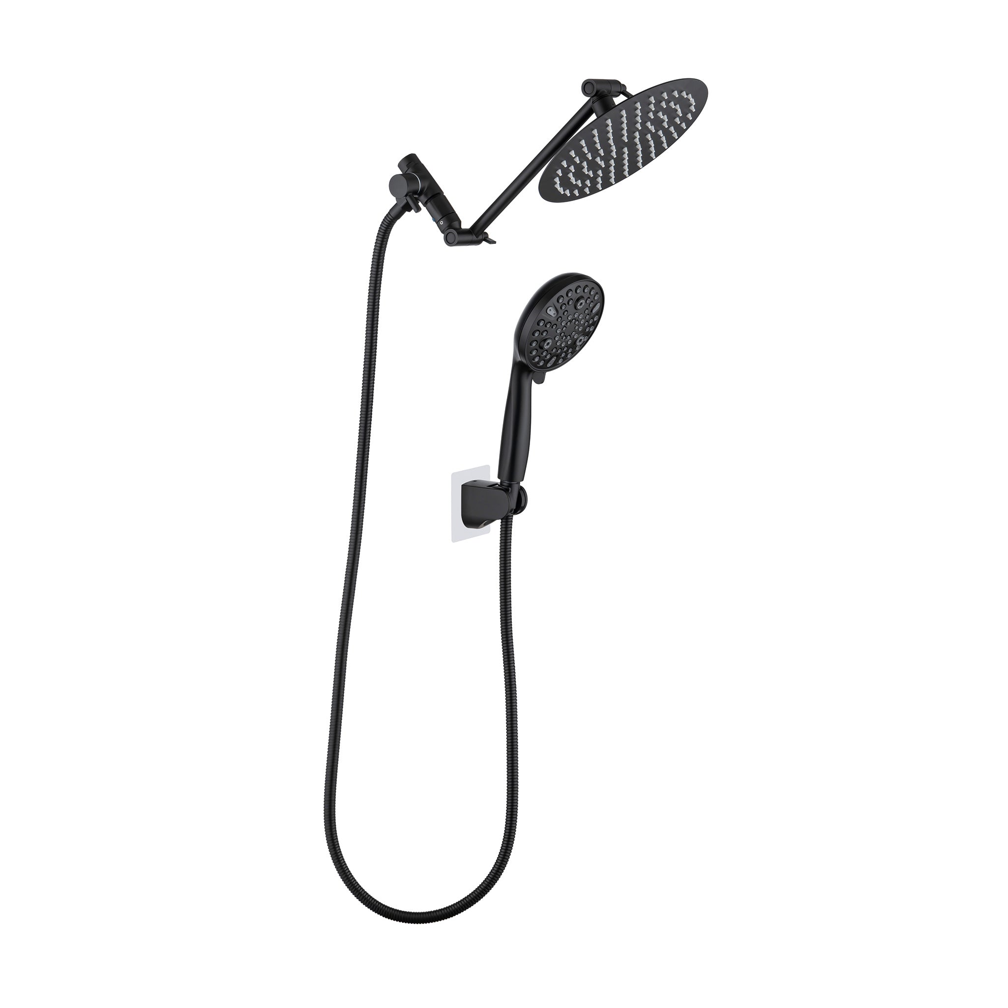 Shower System with Rain Shower Head and Handheld Shower (S2008)