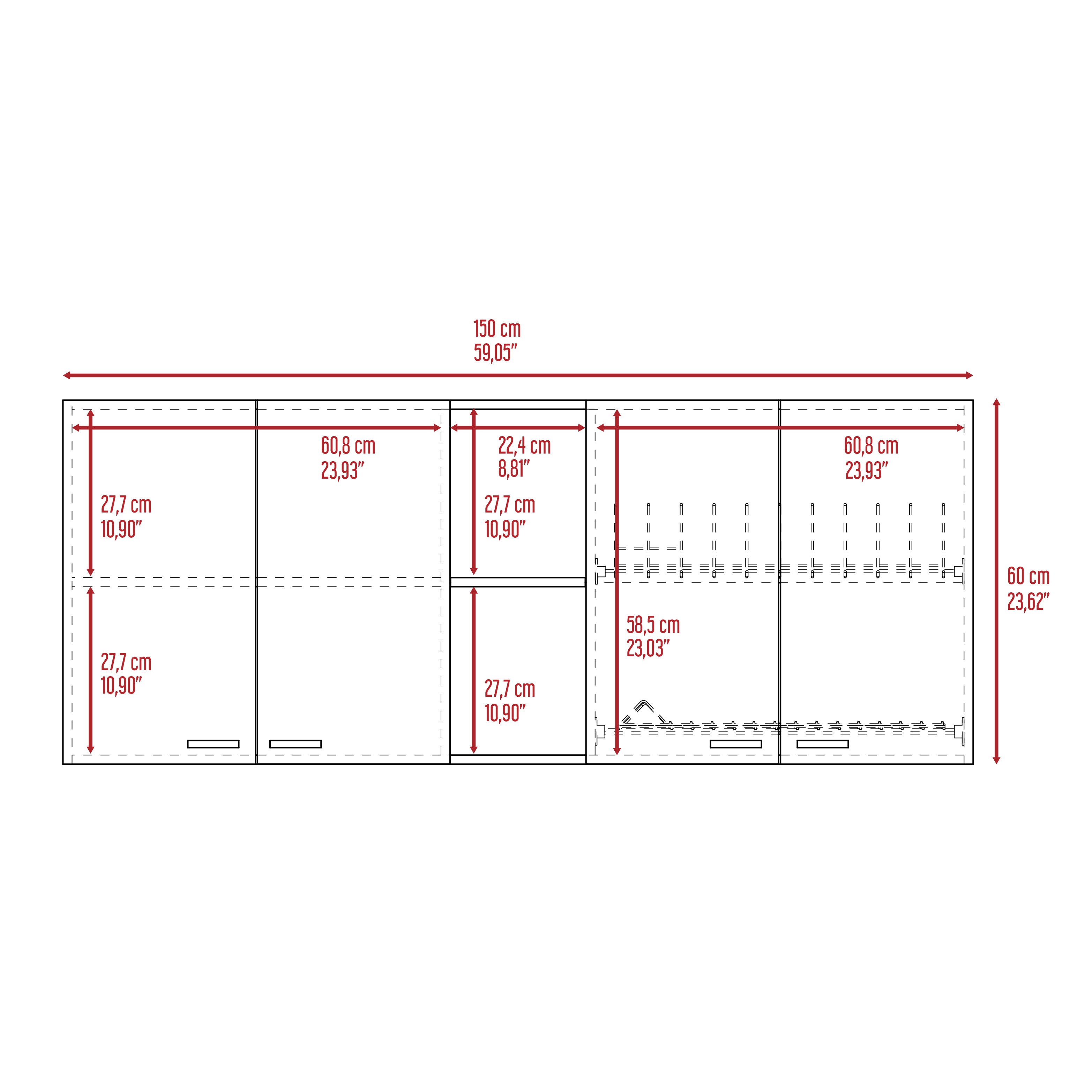 Rainlex 39" Freestanding Utility Sink Cabinet with Double Stainless Steel Basins, Soft-Close Doors