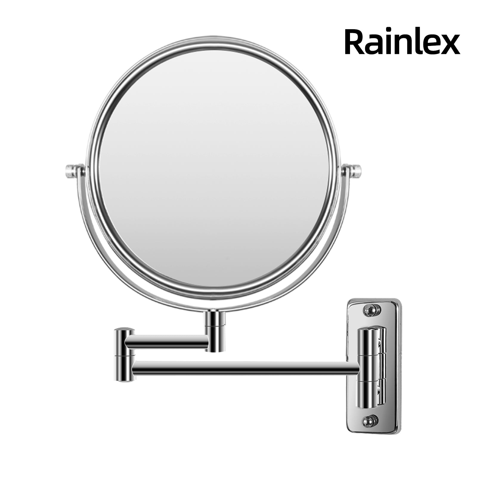 Rainlex 8" Wall-Mount Makeup Vanity Mirror