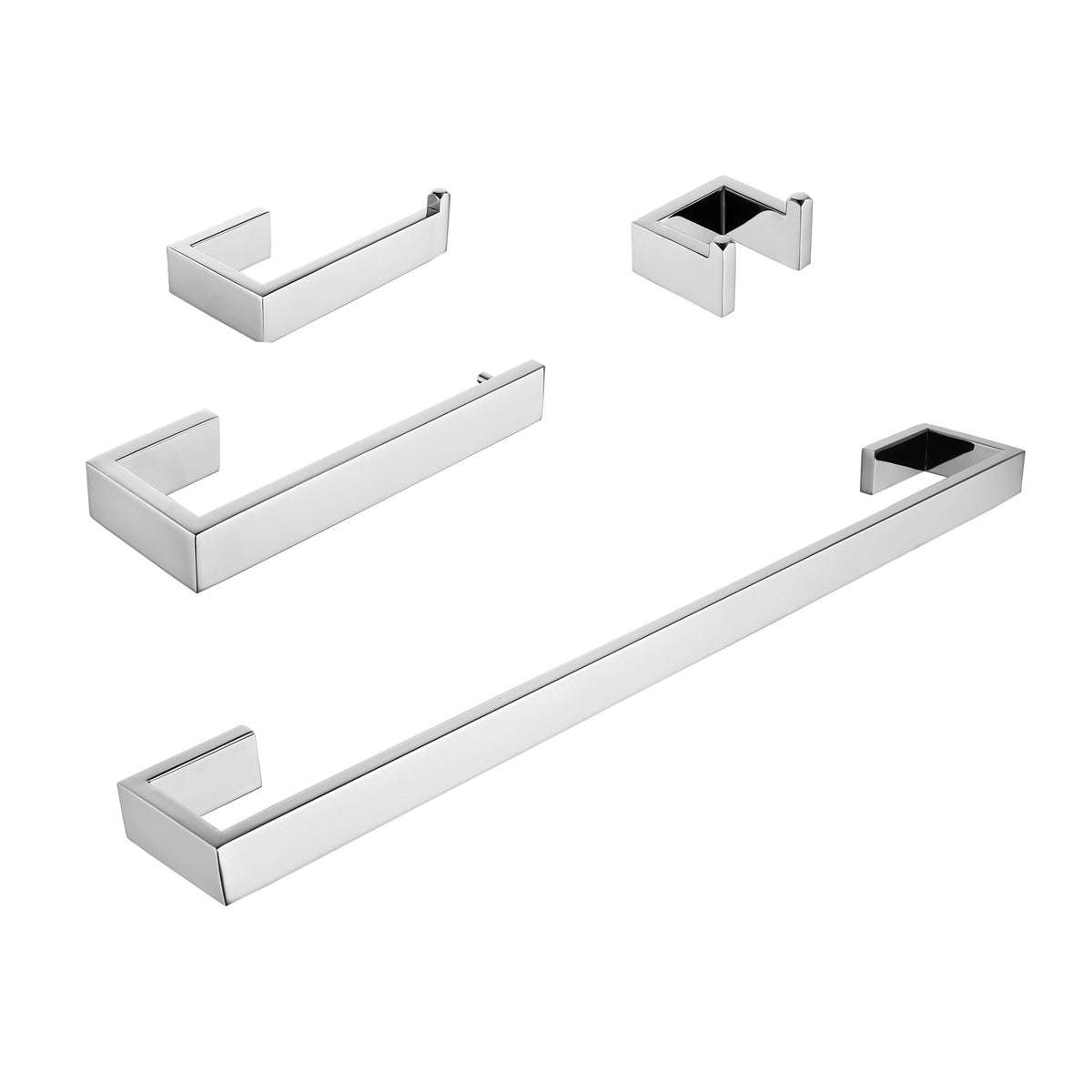 RAINLEX 4-Piece Bathroom Hardware Set (S3100)