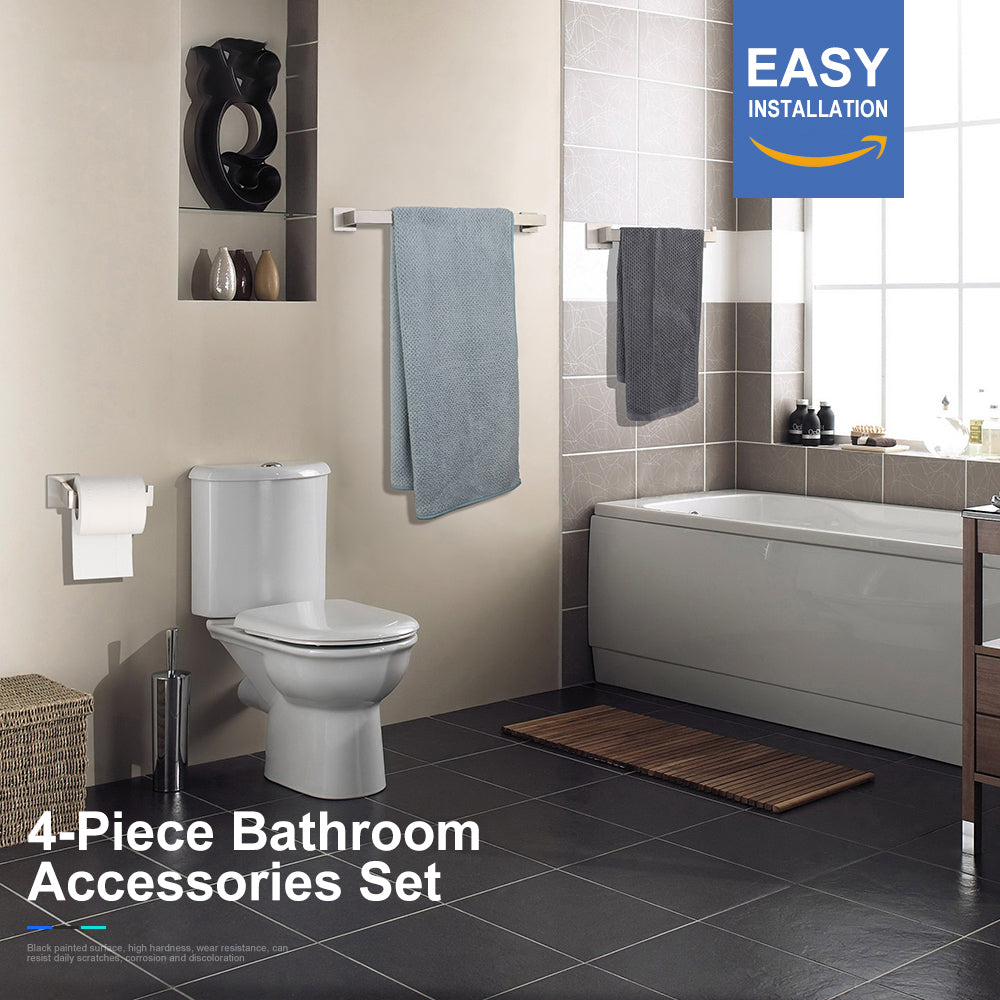 RAINLEX 4-Piece Bathroom Hardware Set (S3300)
