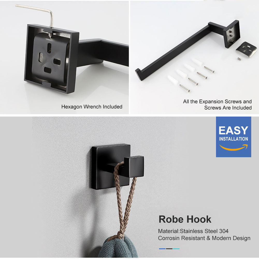 RAINLEX 4-Piece Bathroom Hardware Set (S3300)