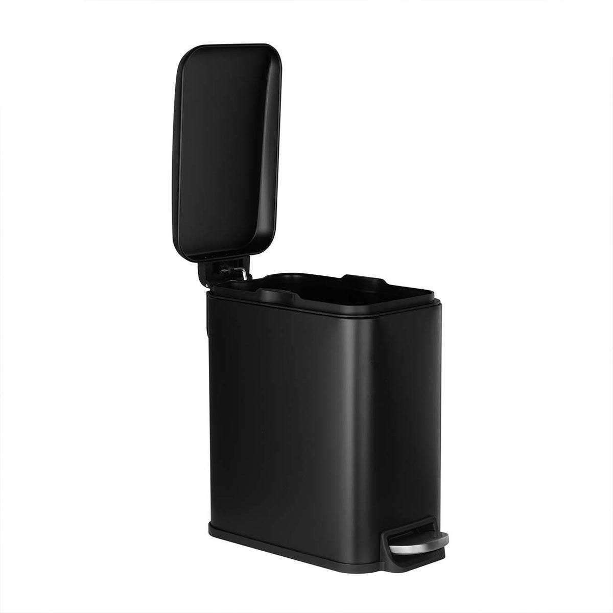 RAINLEX 6L / 1.6 Gal. Slim Steel Step Trash Can with Soft-Close Lid