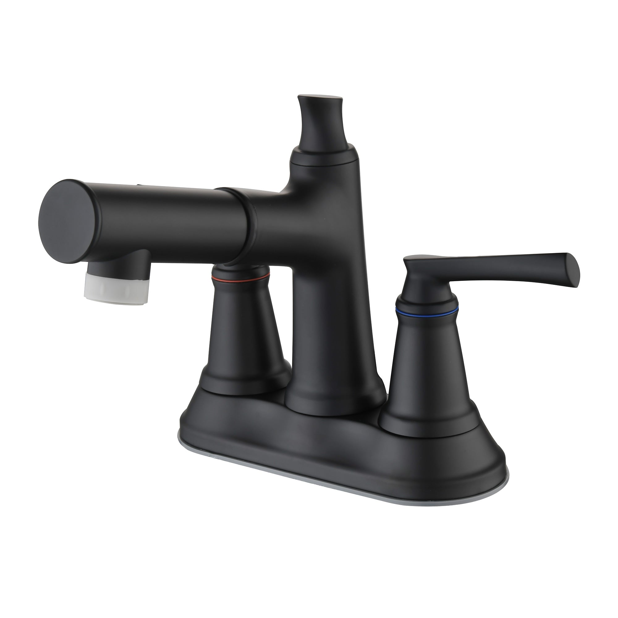 2-Handle Centerset Pull-Out Bathroom Faucet