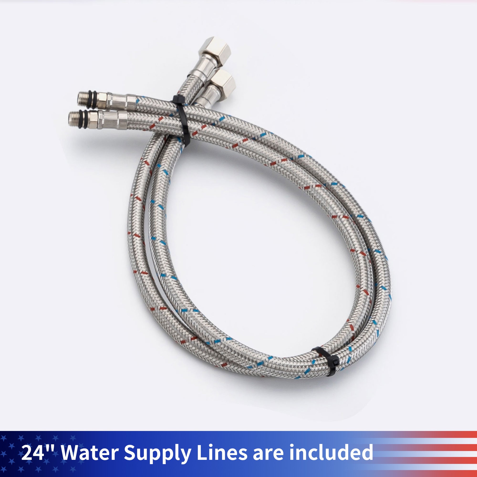 2-Handle Centerset Pull-Out Bathroom Faucet