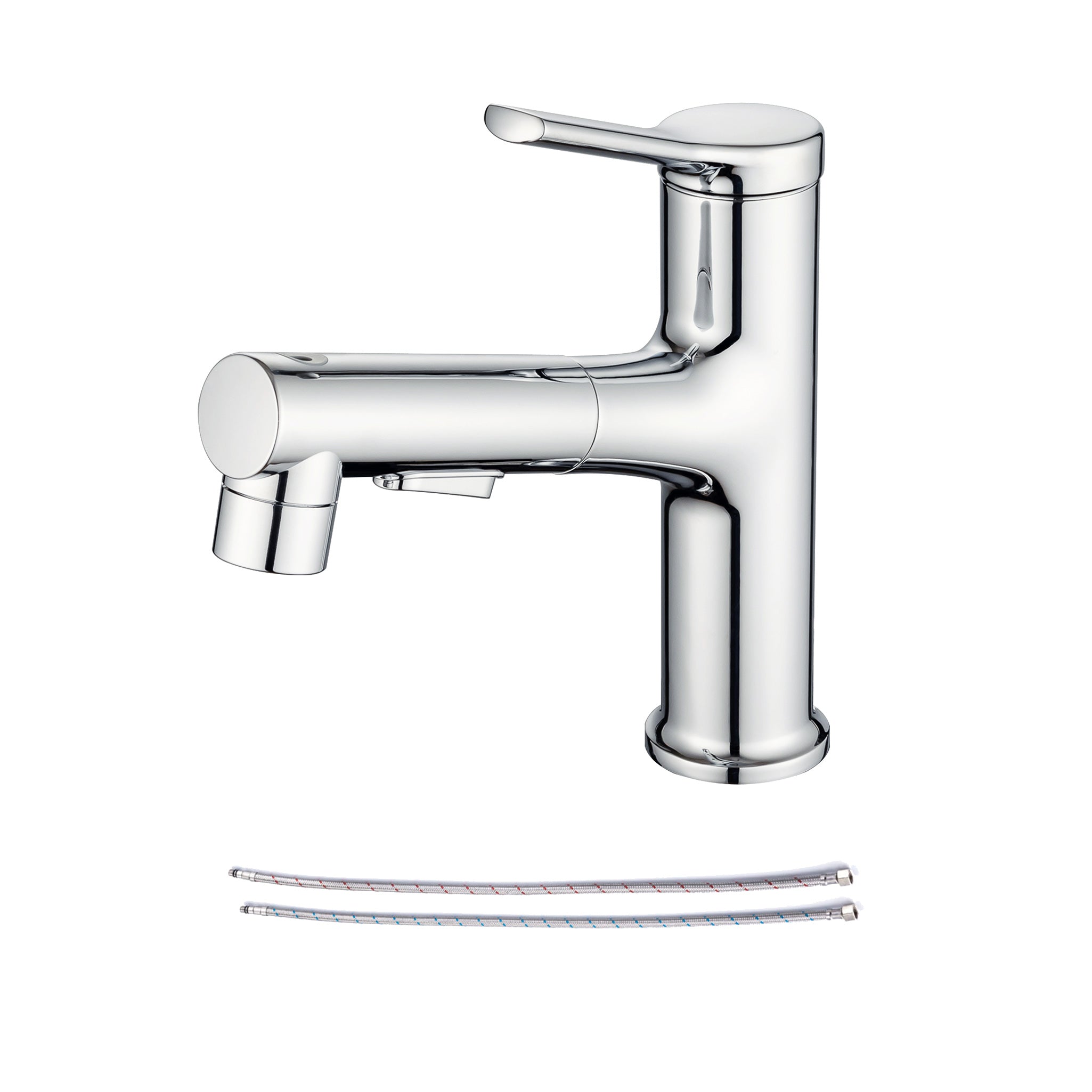 Single Bathroom Faucet Pipes Assembly