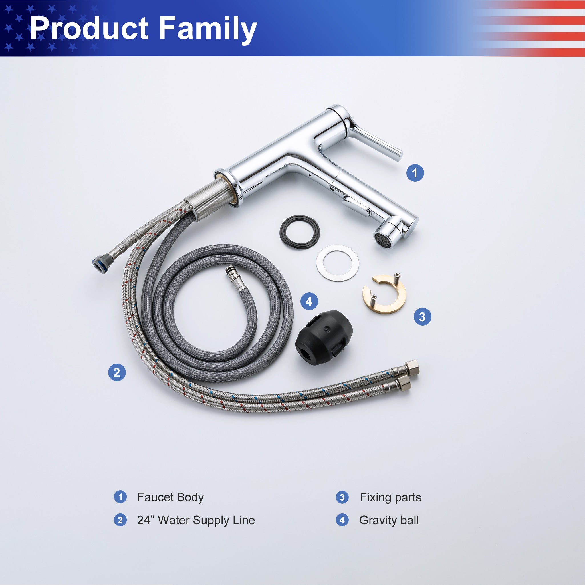Single Bathroom Faucet Product Family