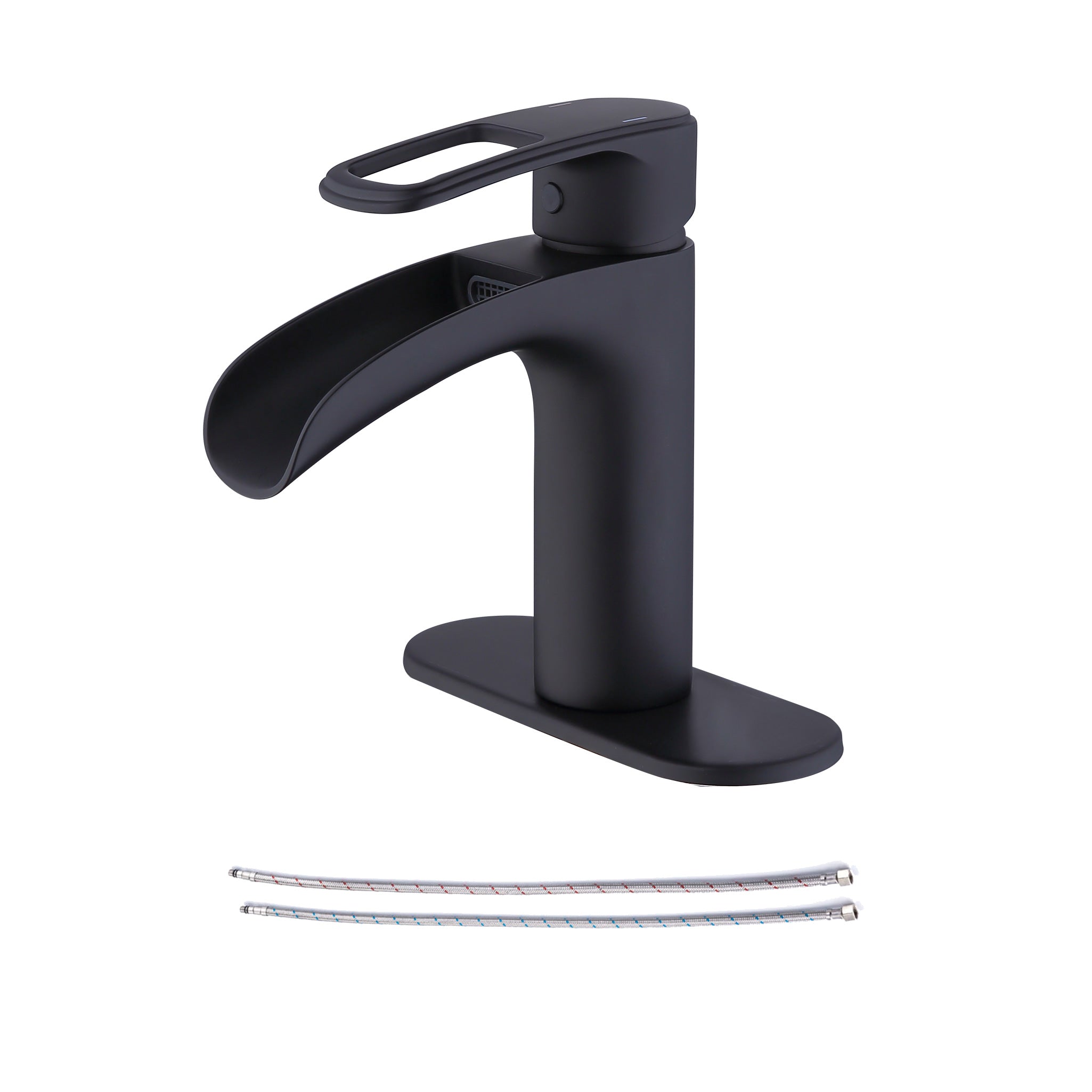 Single-Handle Waterfall Bathroom Faucet