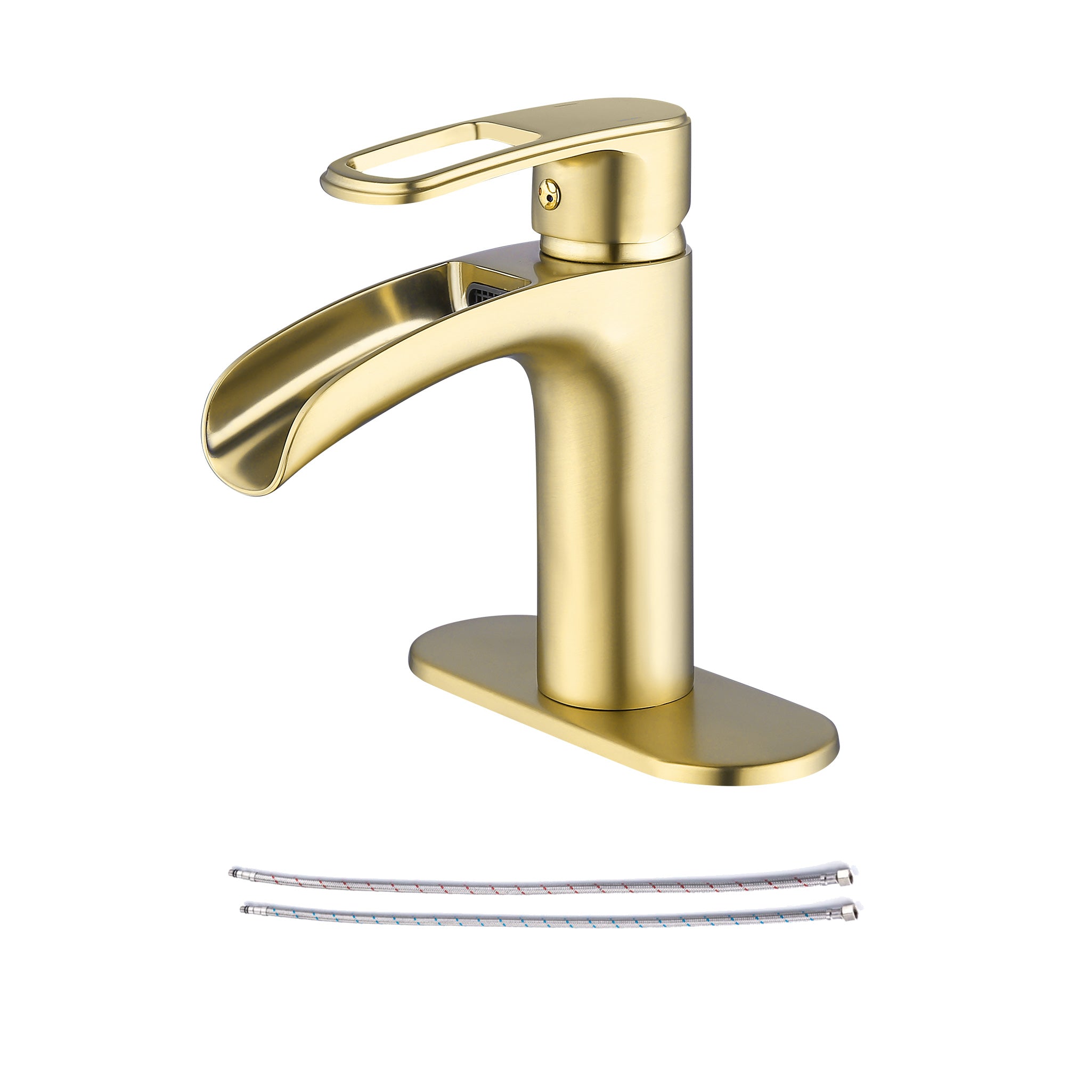 Robinet de salle de bain à poignée unique en cascade RX5301