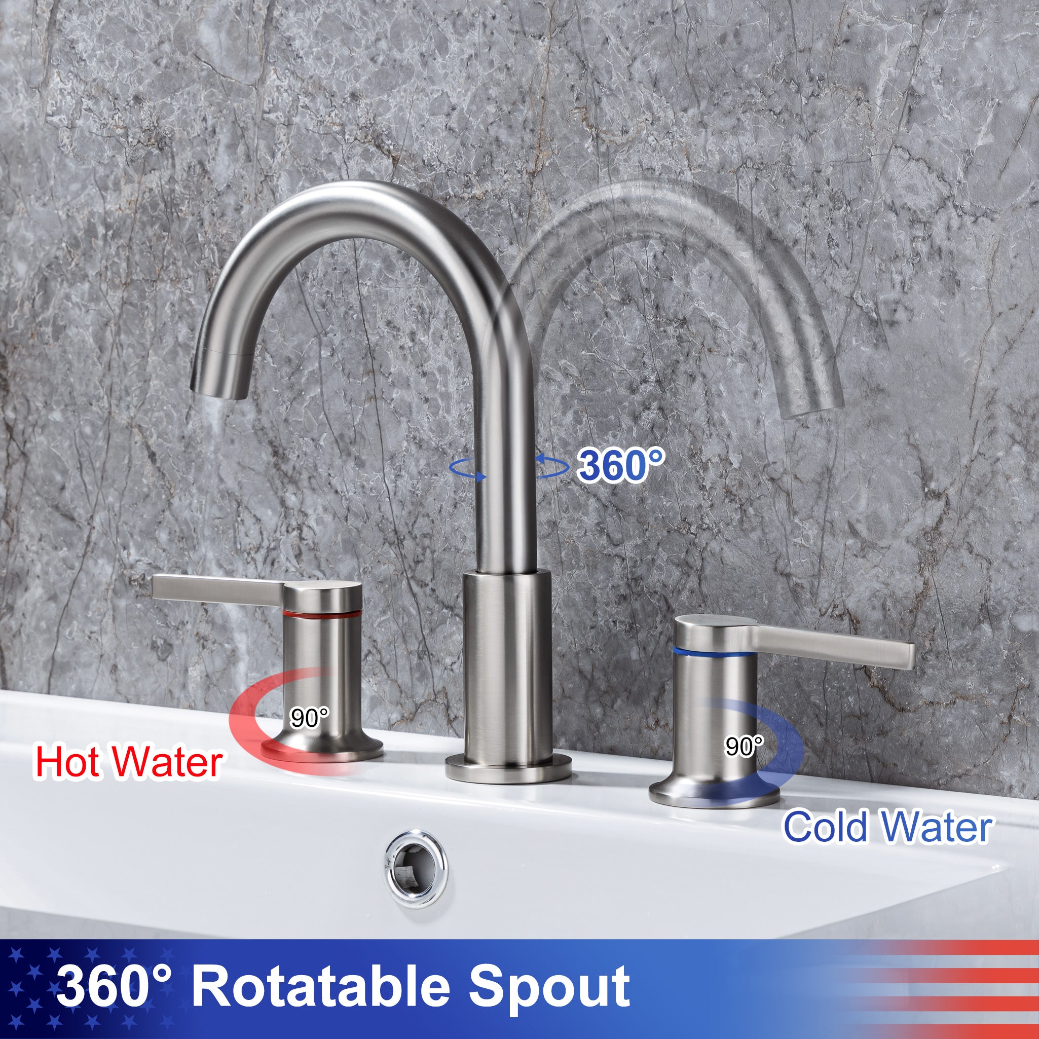 Basin Faucet Hot\Cold Water