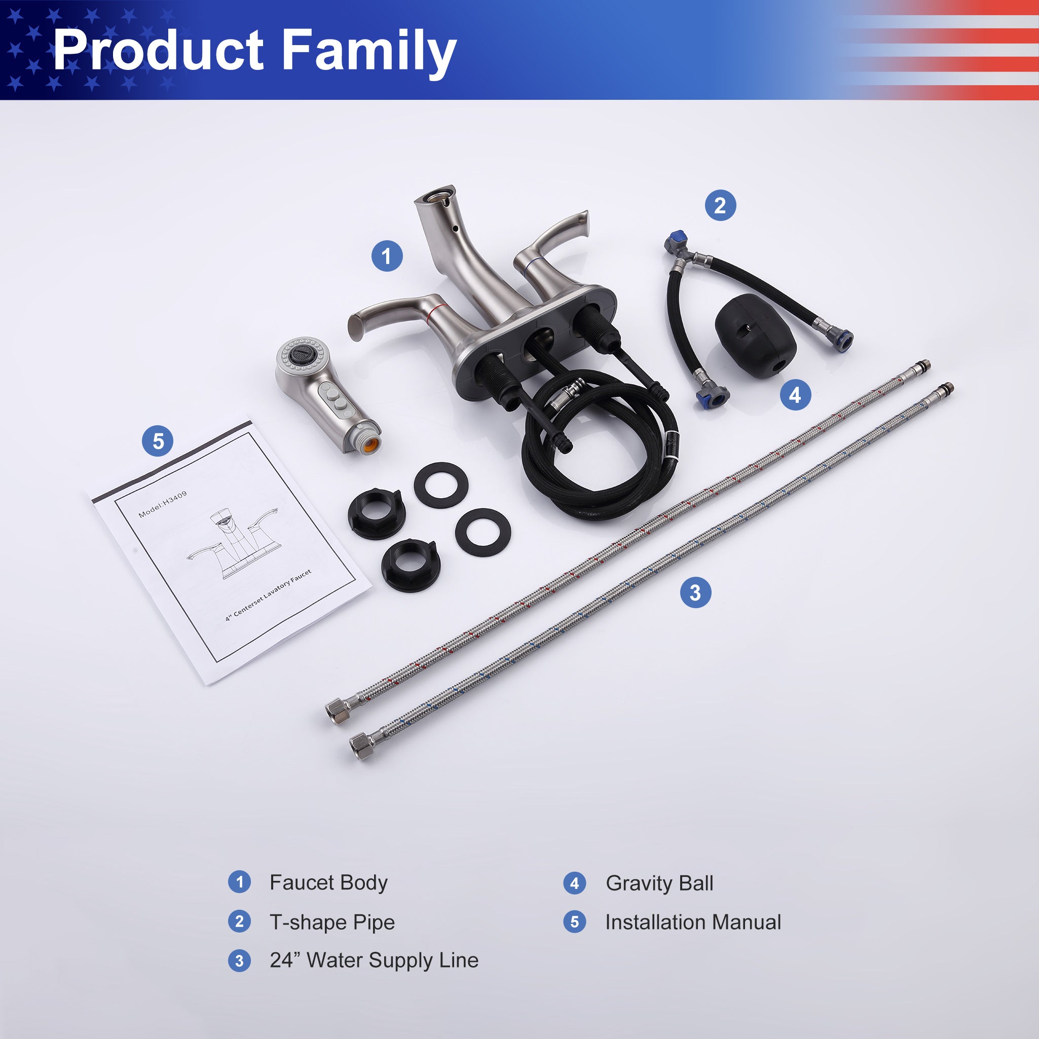 Centerset 2-Handle Pull-Out Product Family