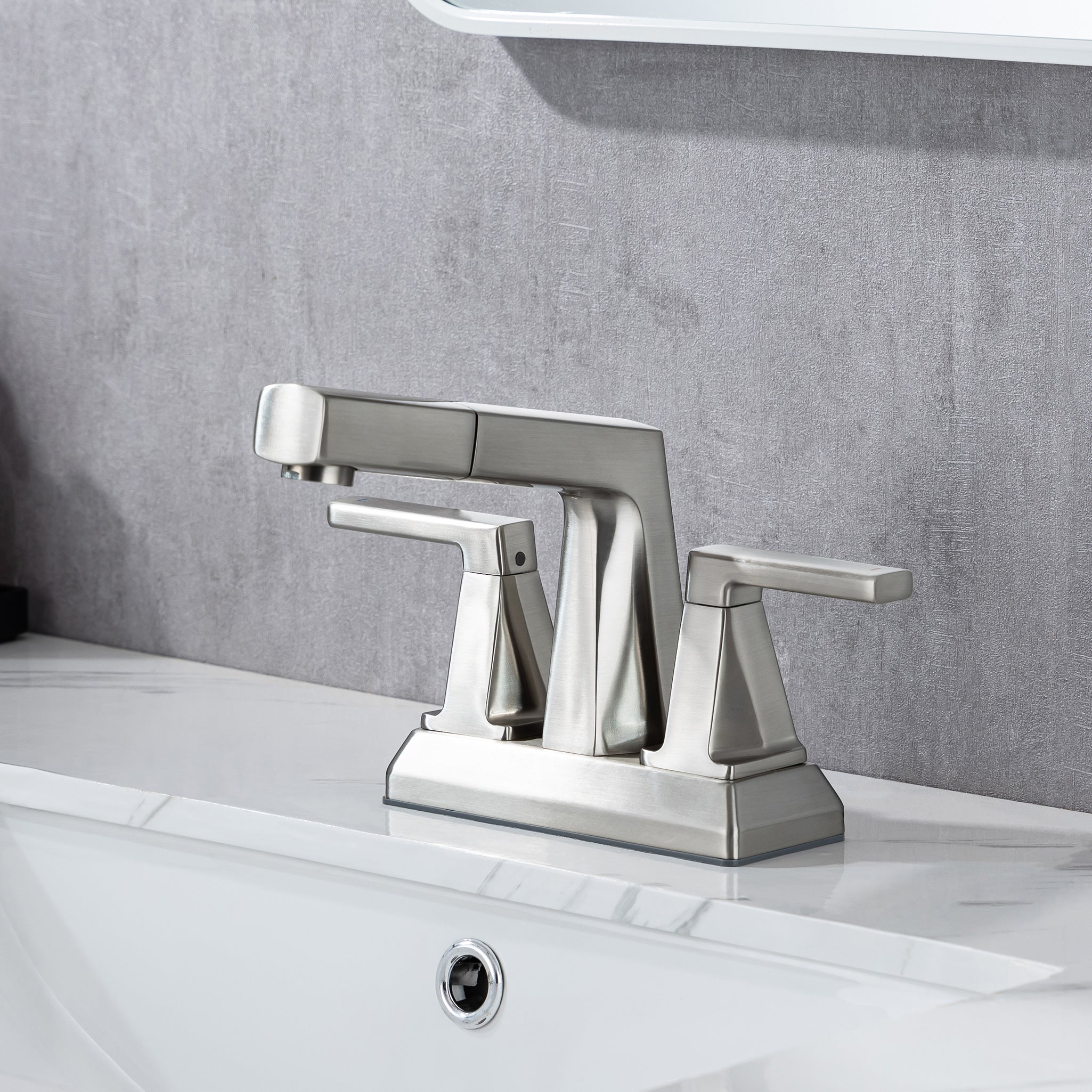 2-Handle Centerset Bathroom Faucet