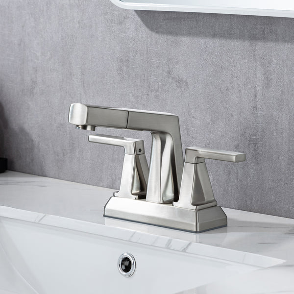 Robinet de salle de bain à 2 poignées central RX5601 