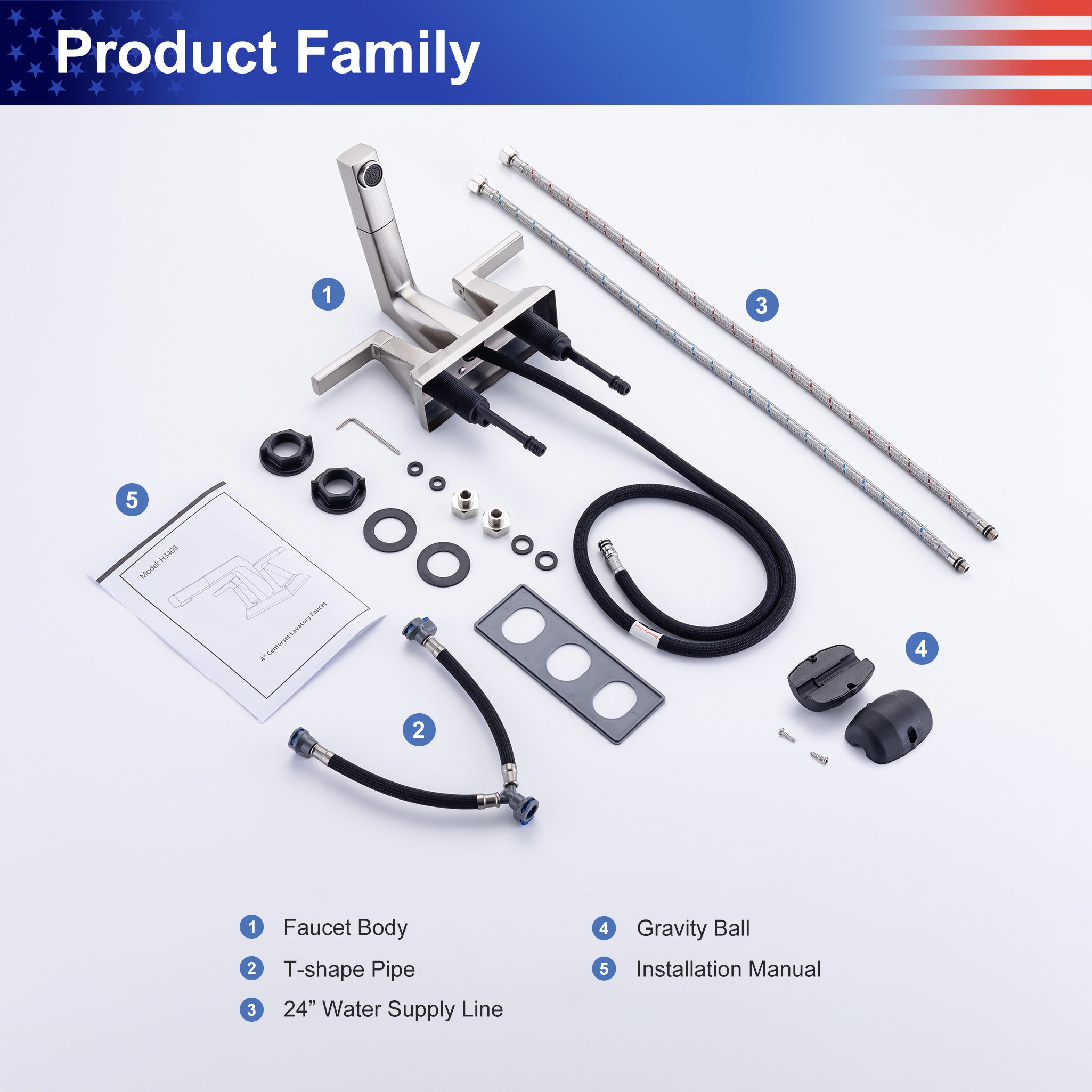 Drip-free faucet Product Family
