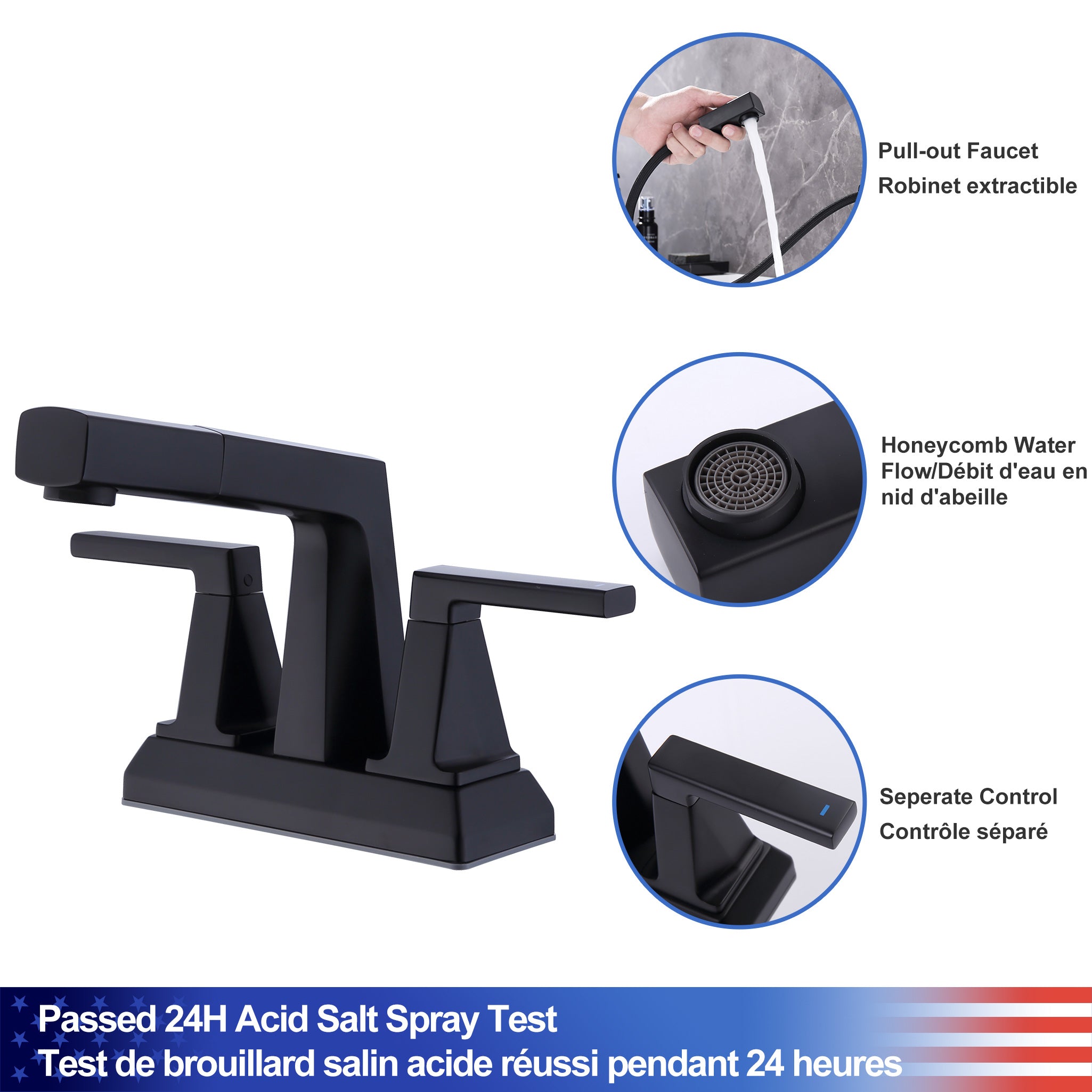 2-Handle Centerset Bathroom Faucet
