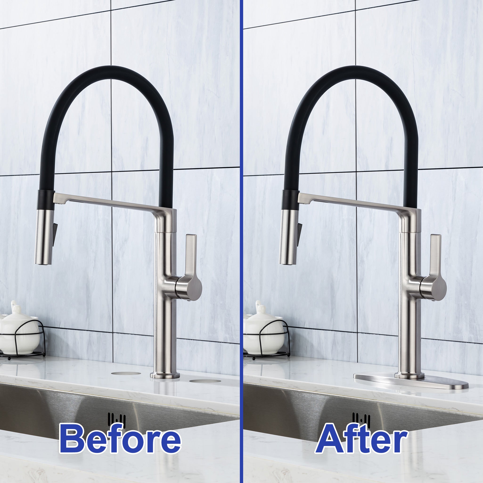 Kitchen Faucet 10"W Deck Plate RX6000