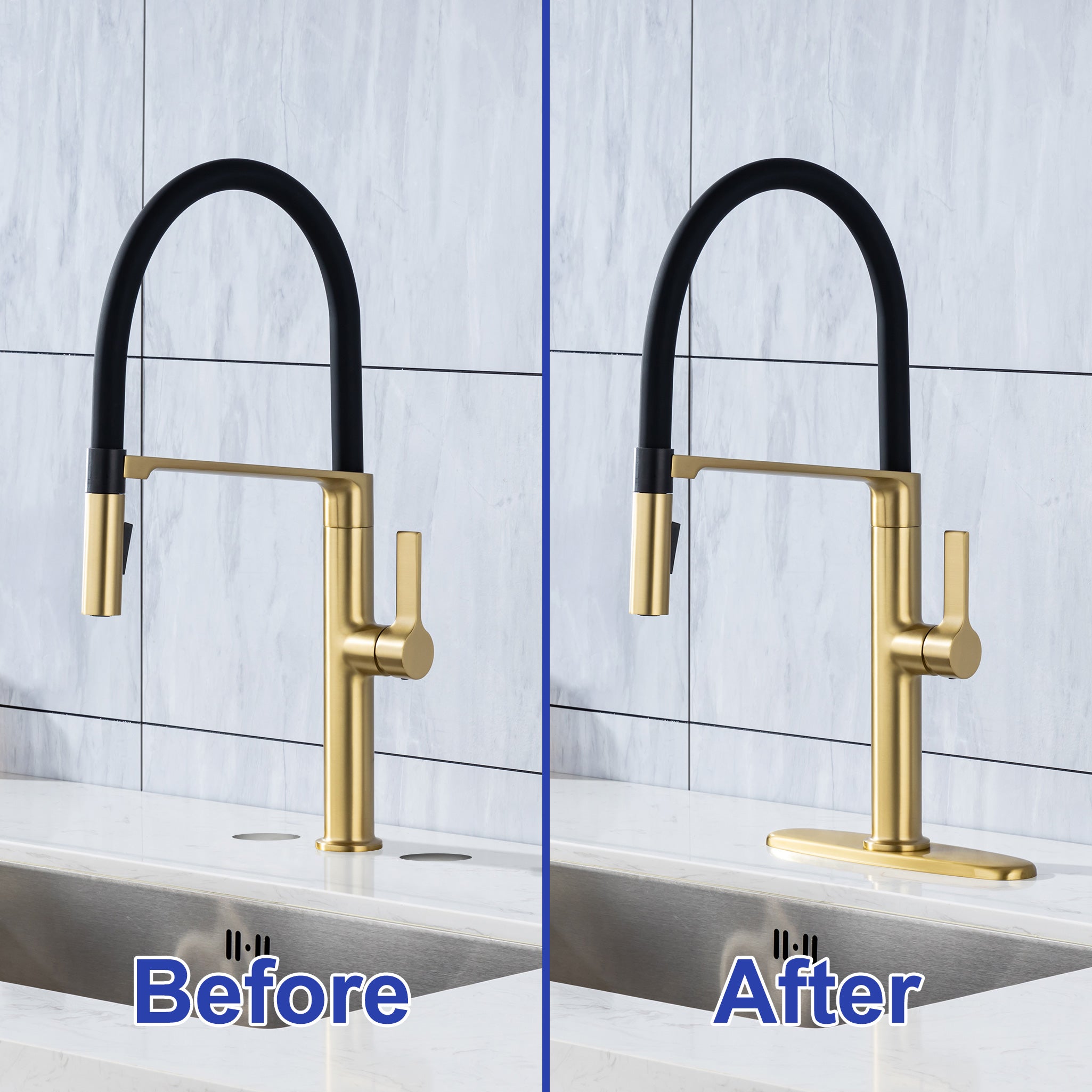 Kitchen Faucet 10"W Deck Plate RX6000