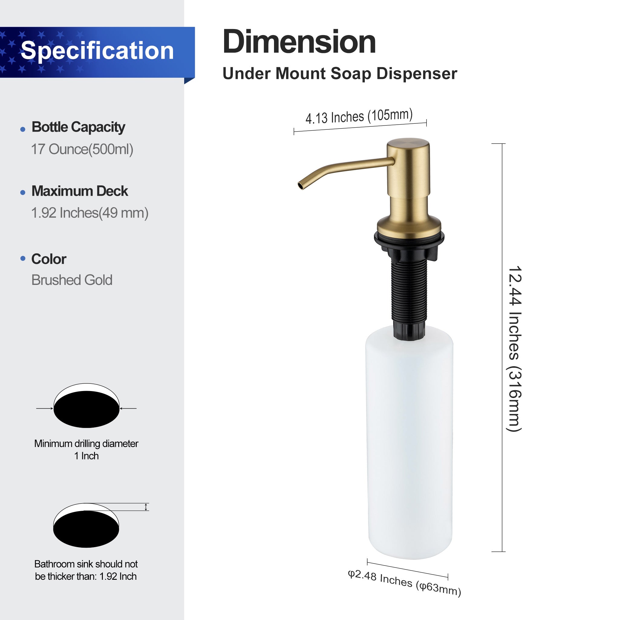 Kitchen Soap Dispenser