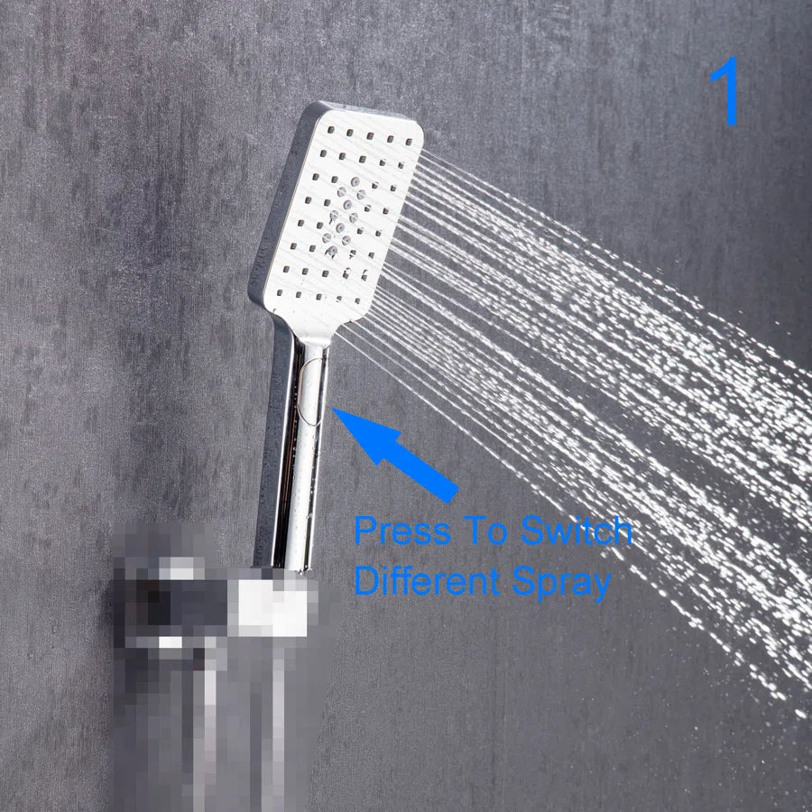 Versatile handheld shower head for easy installation