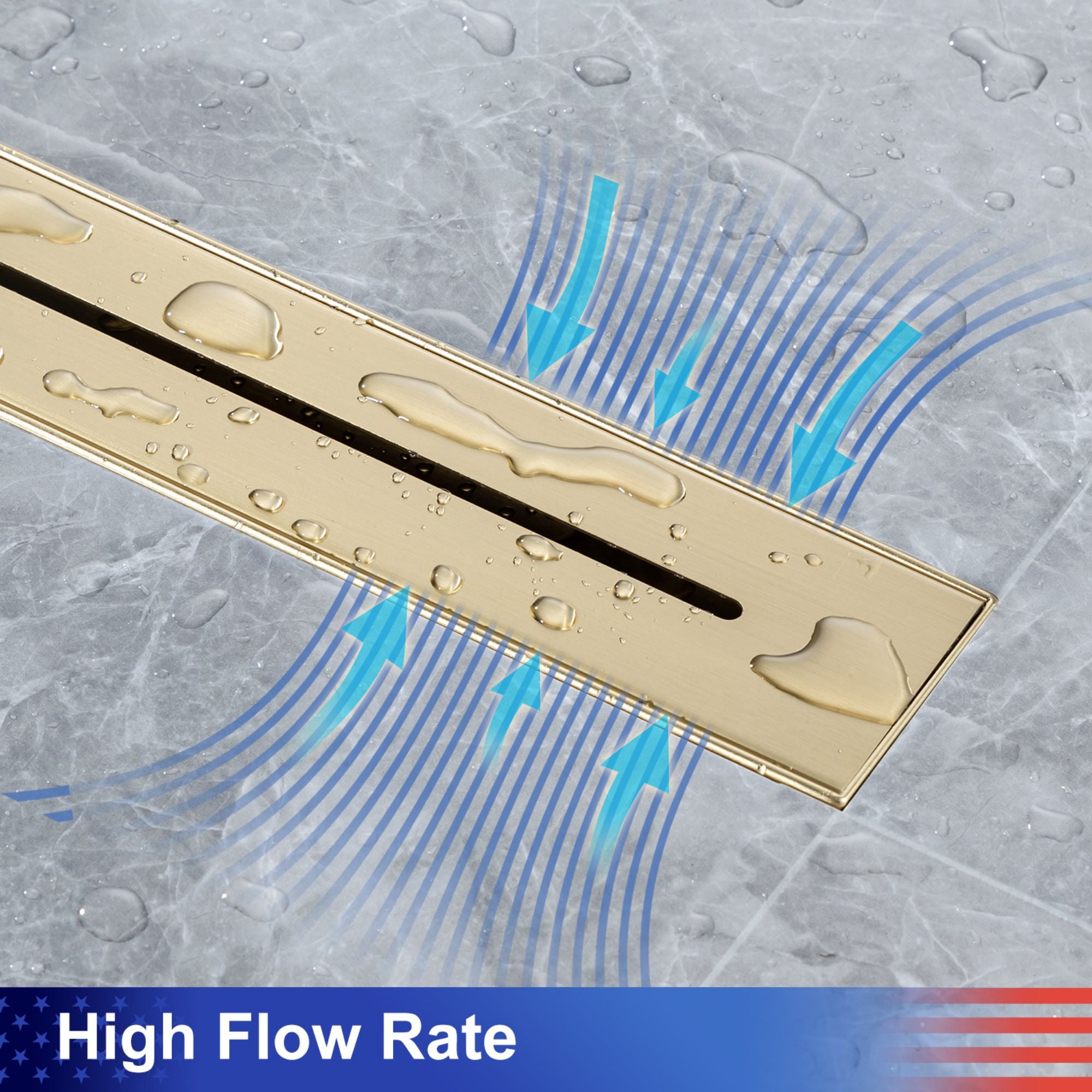 36'' W Linear Grid Shower Drain RX7006-36