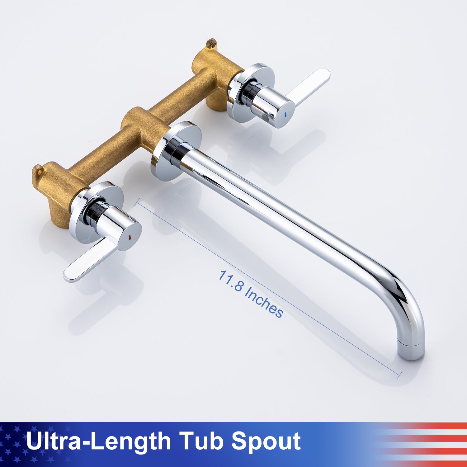 Ultra-Length Tub Spout
