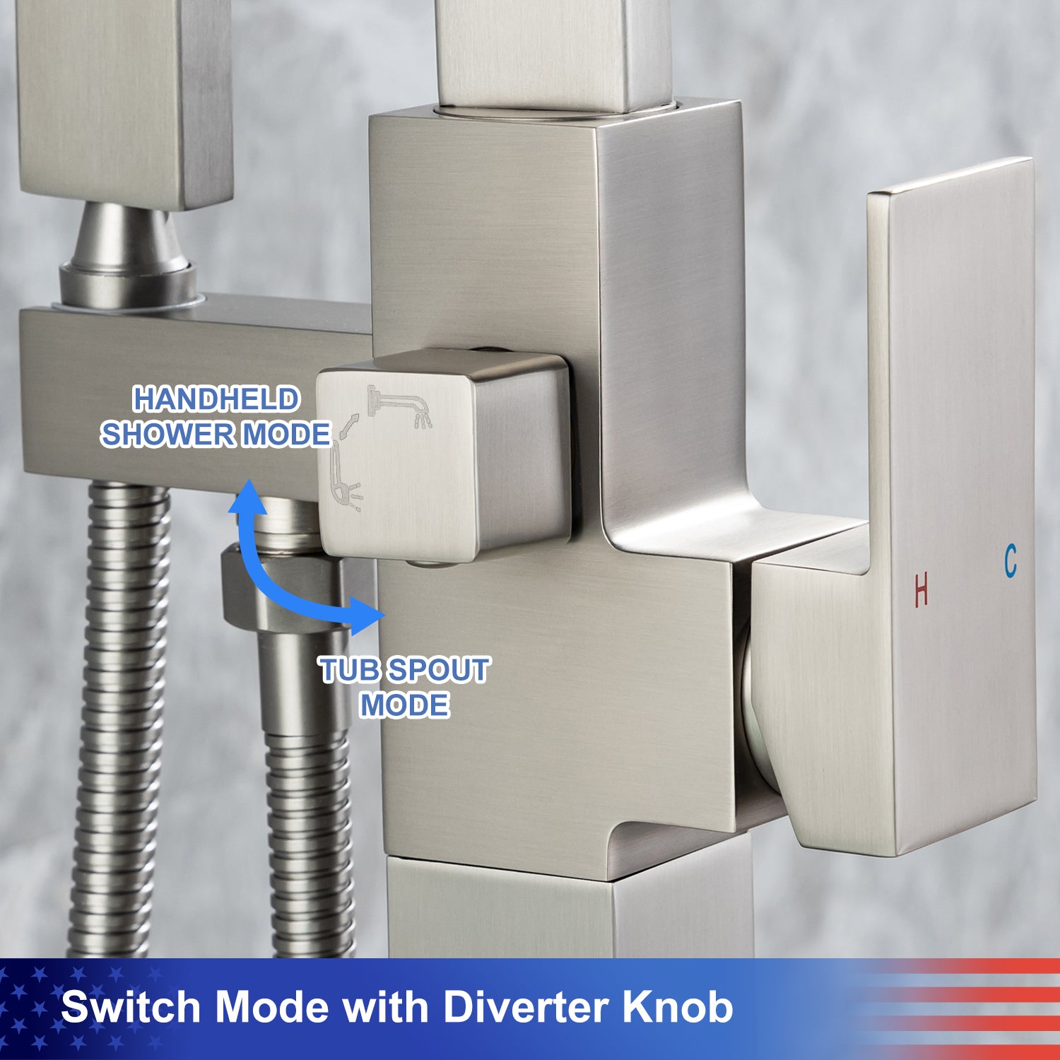 Handheld Shower and Tub Mode