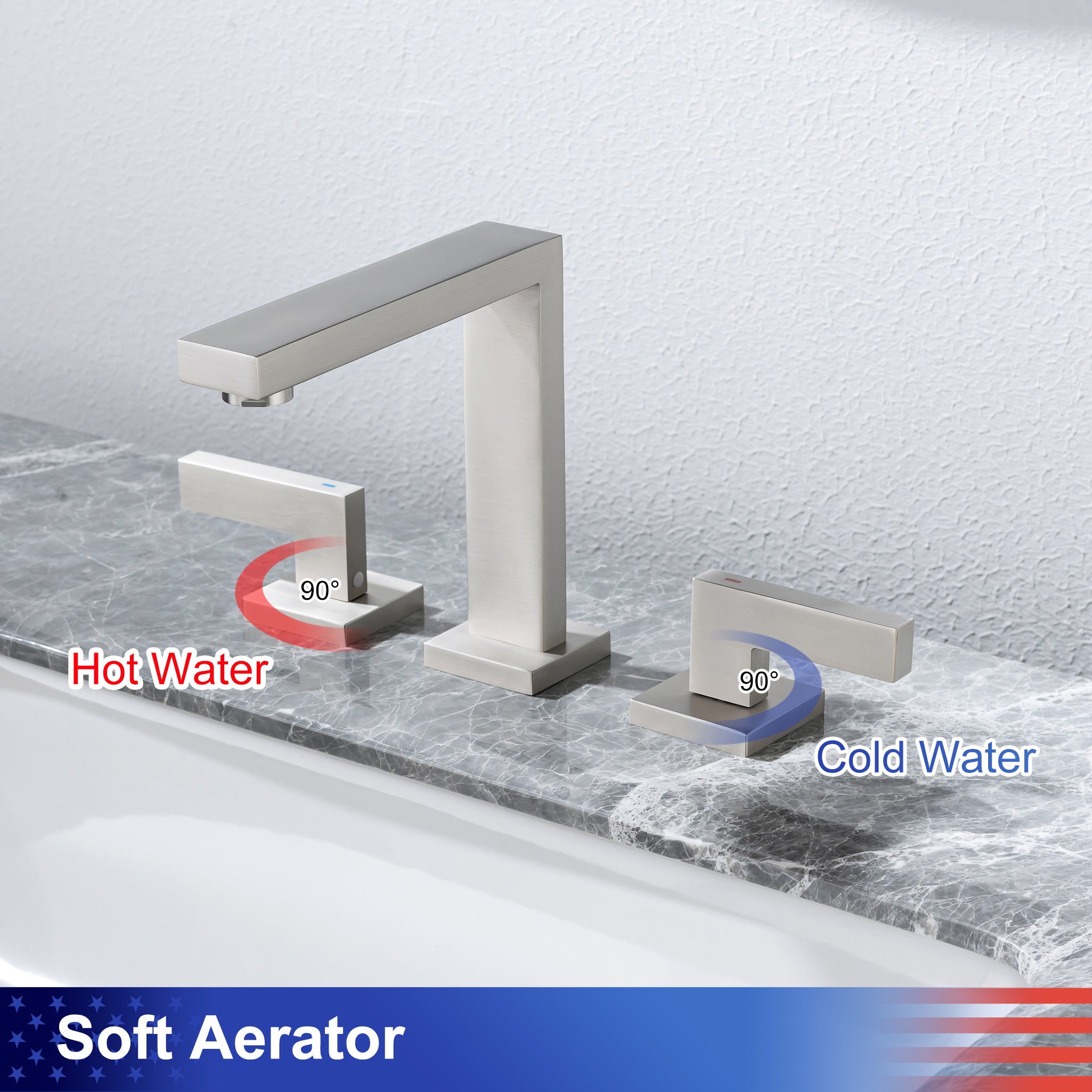 Widespread Faucet Hot/Cold Water