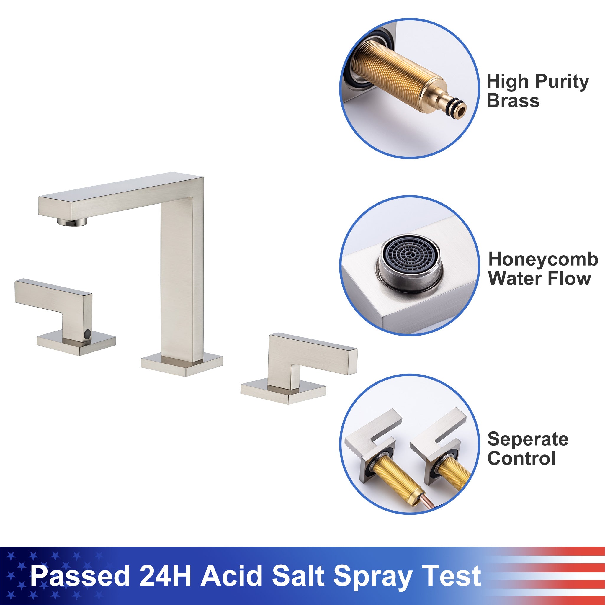 Widespread Faucet Features