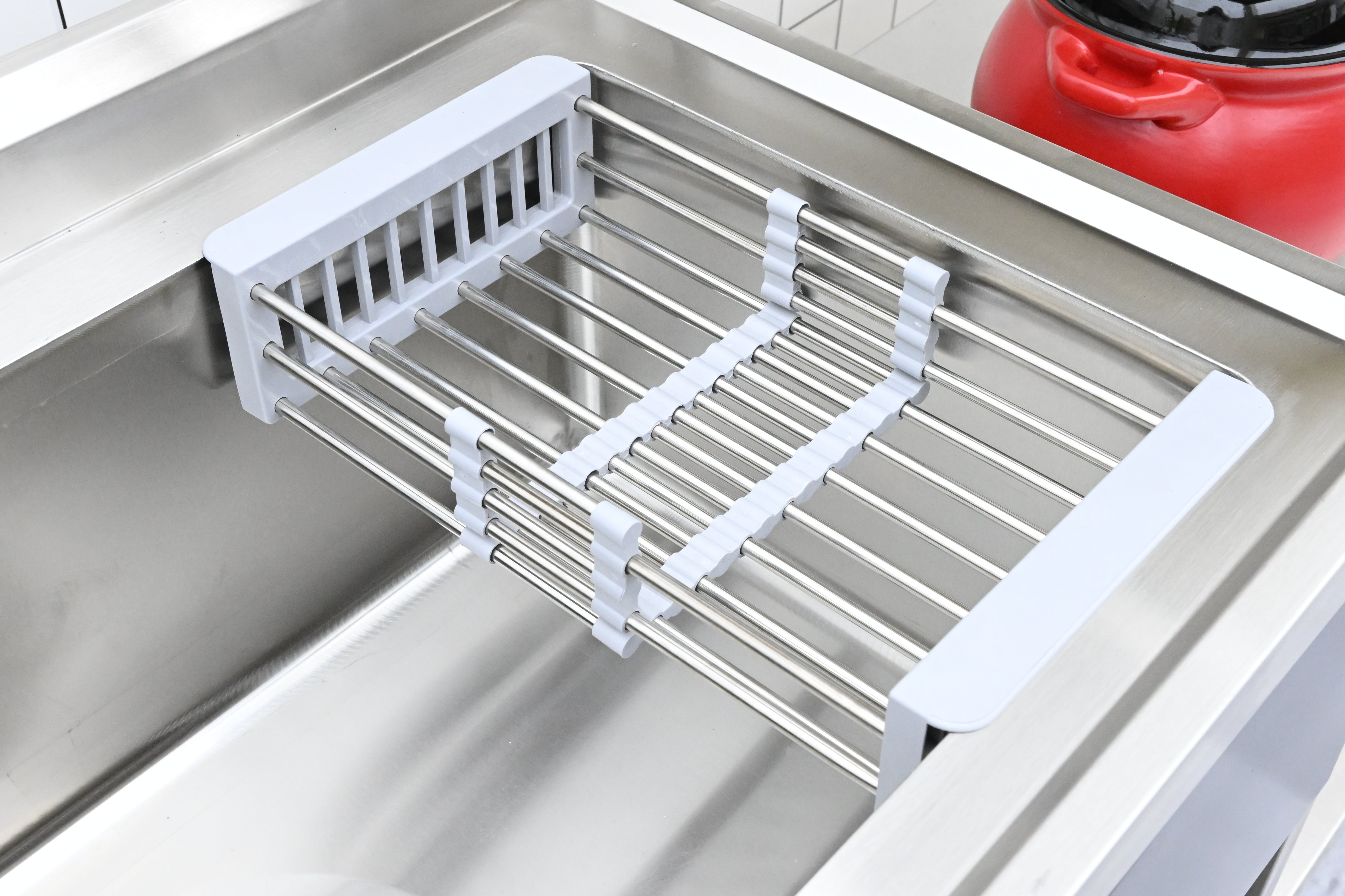 Rainlex 39" Freestanding Stainless Steel Utility Sink with Pull-Out Faucet