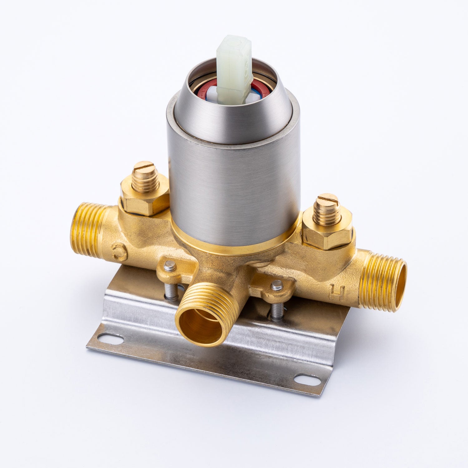 Pommeau de douche multifonction double à effet pluie à 3 voies avec valve brute RX96106