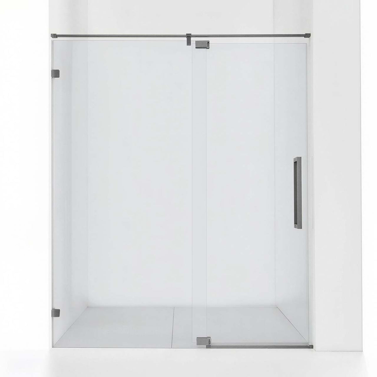 Rainlex Frameless Single-Panel Swing Shower Door with 5/16" Clear Tempered Glass and Safety Film