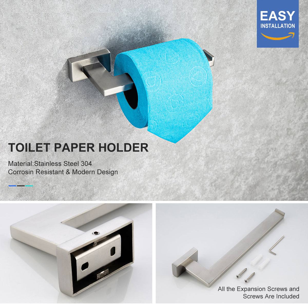 RAINLEX 5-Piece Bathroom Hardware Set (S3700)