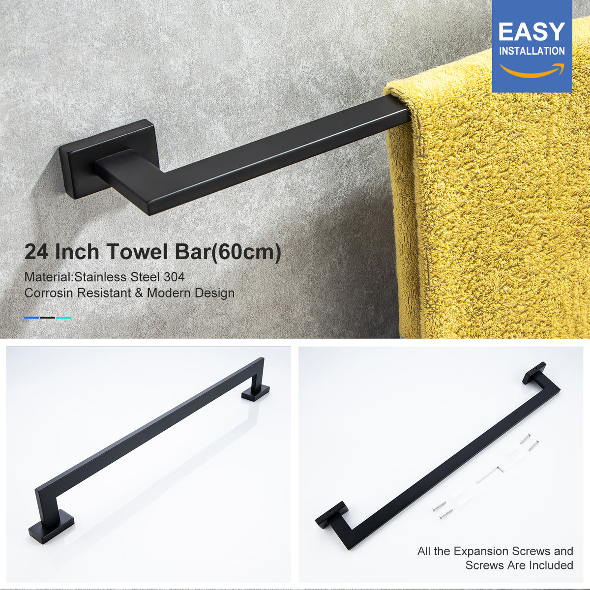 RAINLEX 5-Piece Bathroom Hardware Set (S3700)