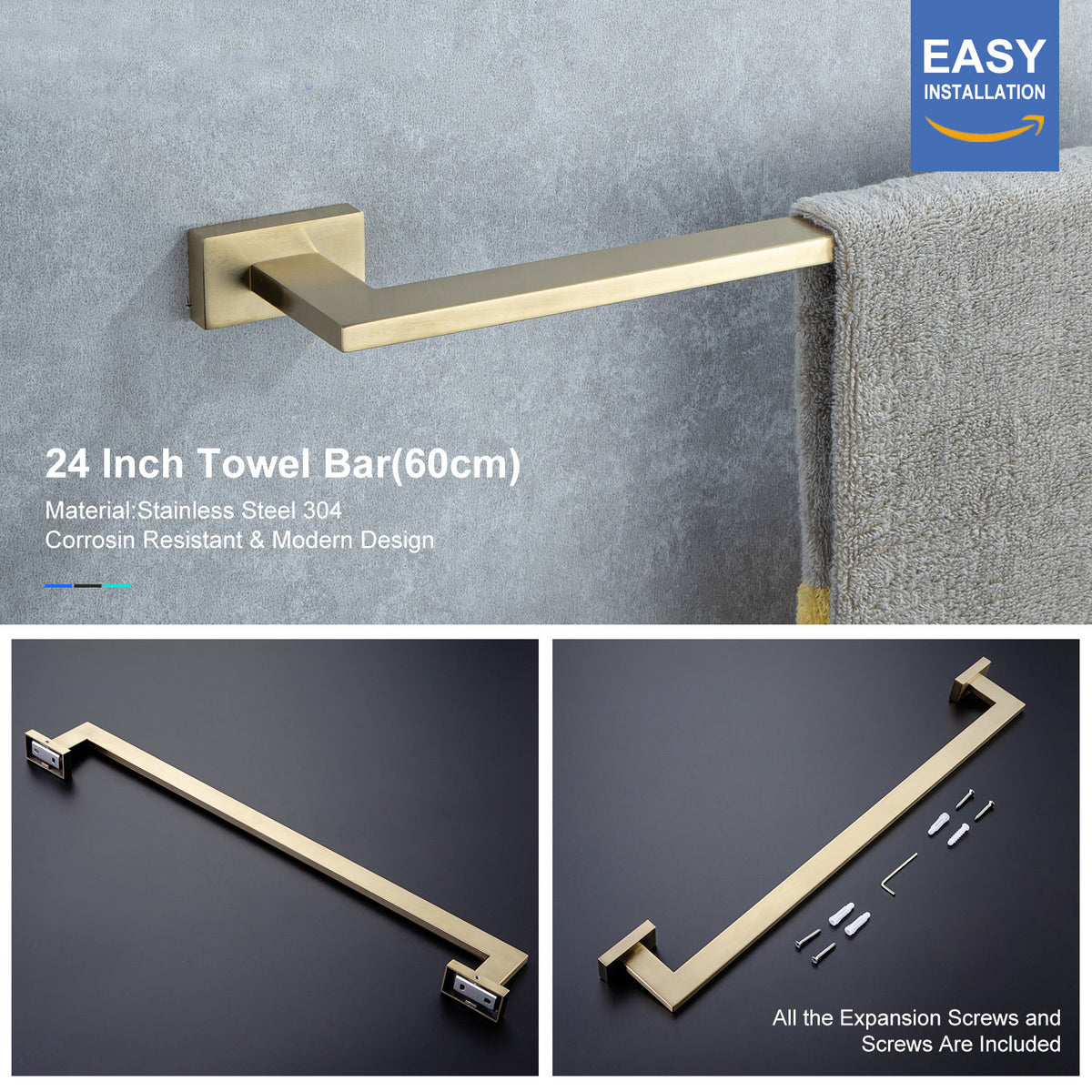 RAINLEX 5-Piece Bathroom Hardware Set (S3700)