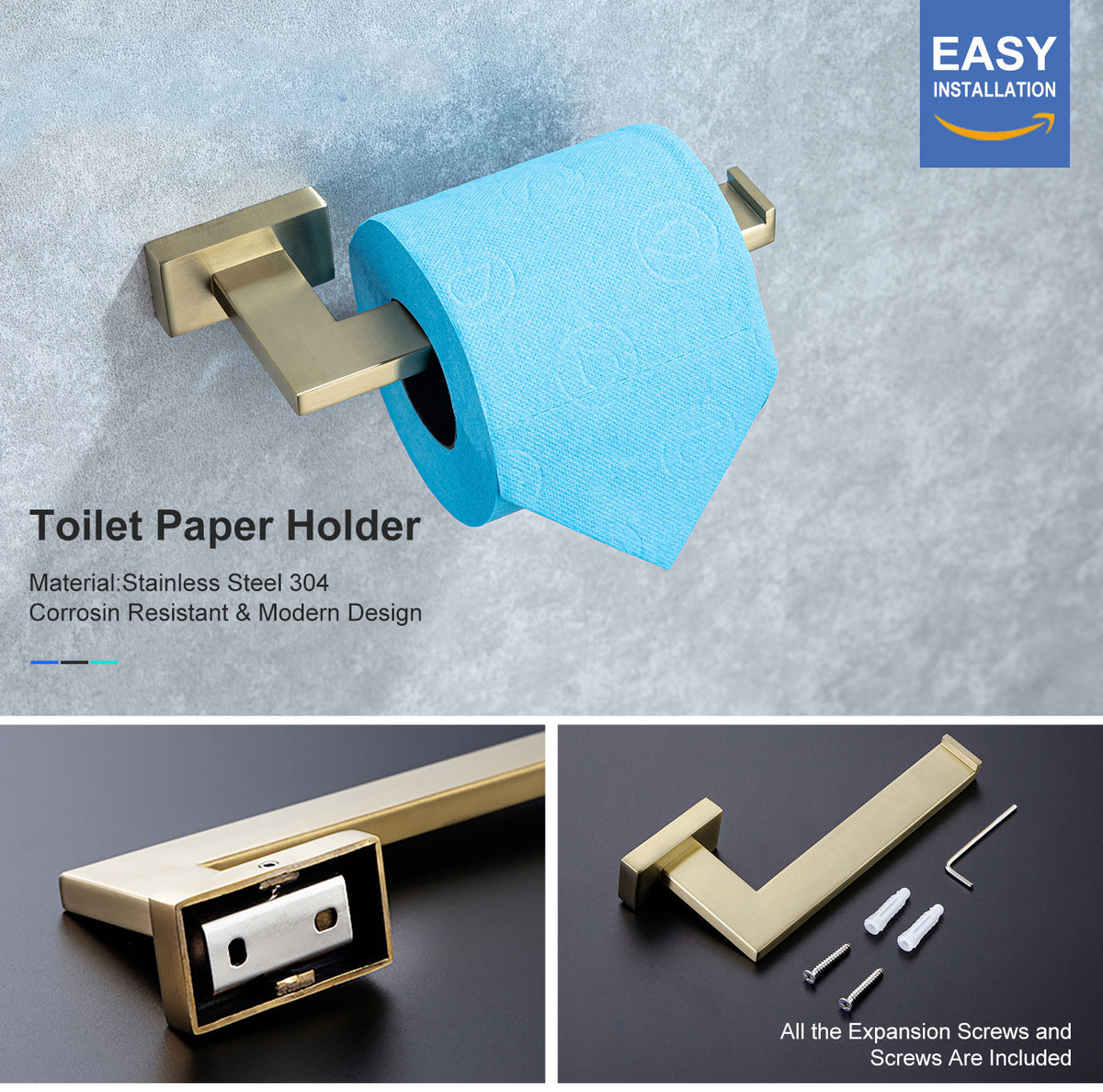 RAINLEX 5-Piece Bathroom Hardware Set (S3700)