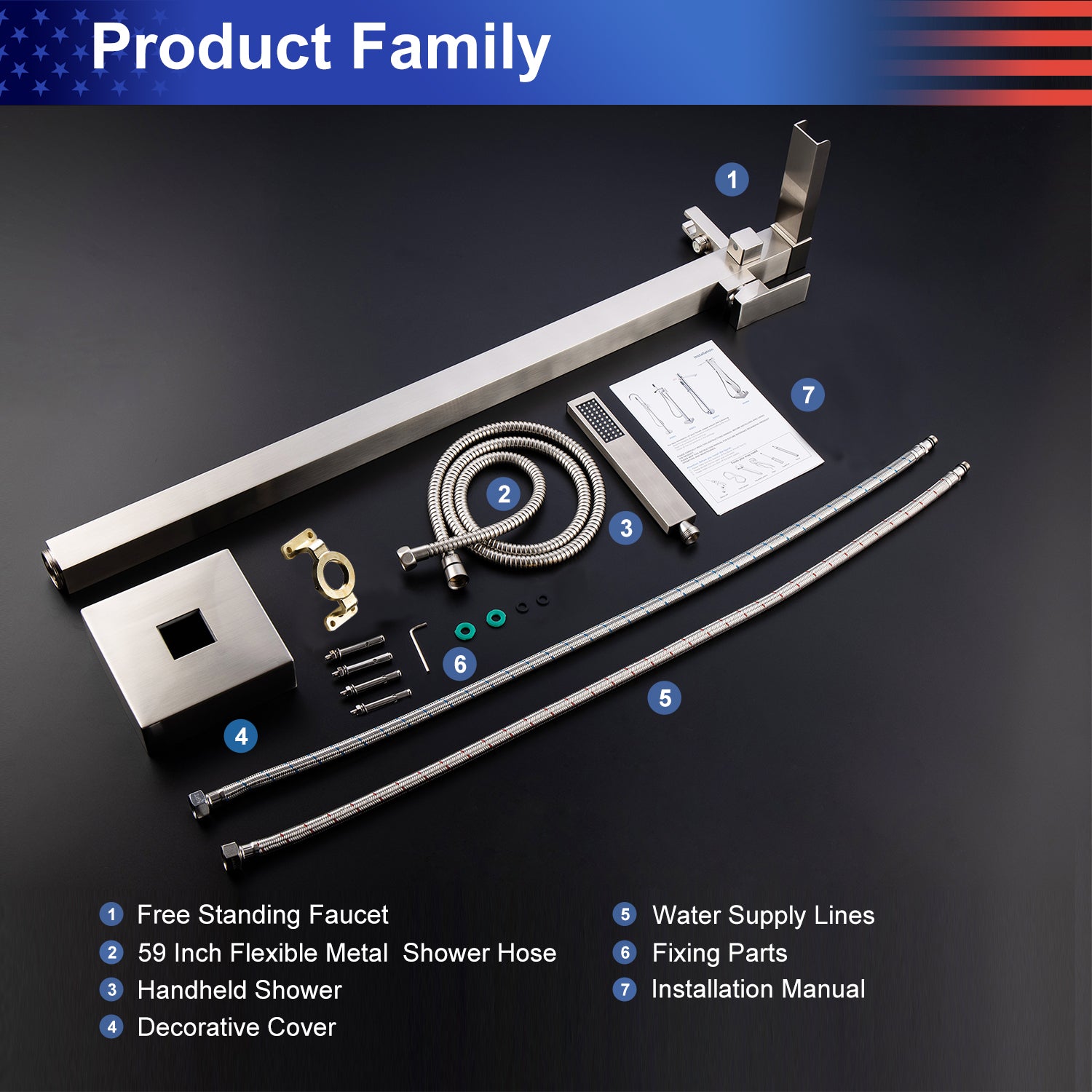 Floor Mounted Faucet Product Family