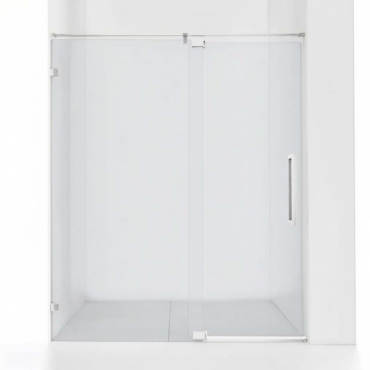Rainlex Frameless Single-Panel Swing Shower Door with 5/16" Clear Tempered Glass and Safety Film