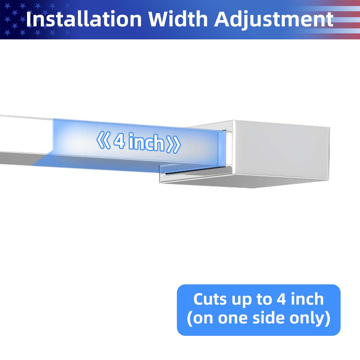 Rainlex Frameless Single-Panel Swing Shower Door with 5/16" Clear Tempered Glass and Safety Film