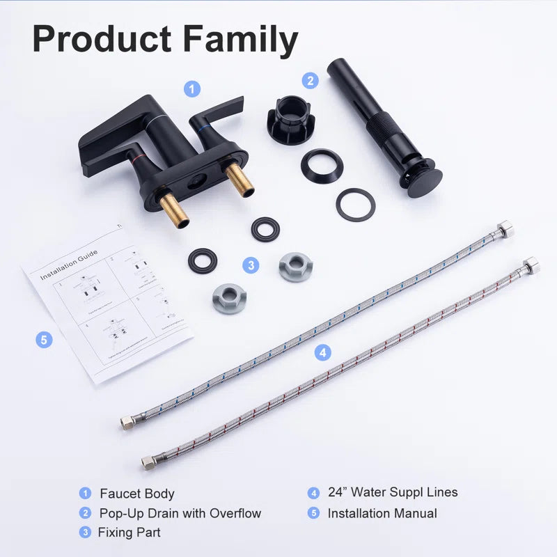 Centerset 2-Handle Basin Product Family