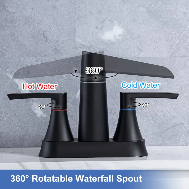 Centerset 2-Handle Faucet Water Temperature
