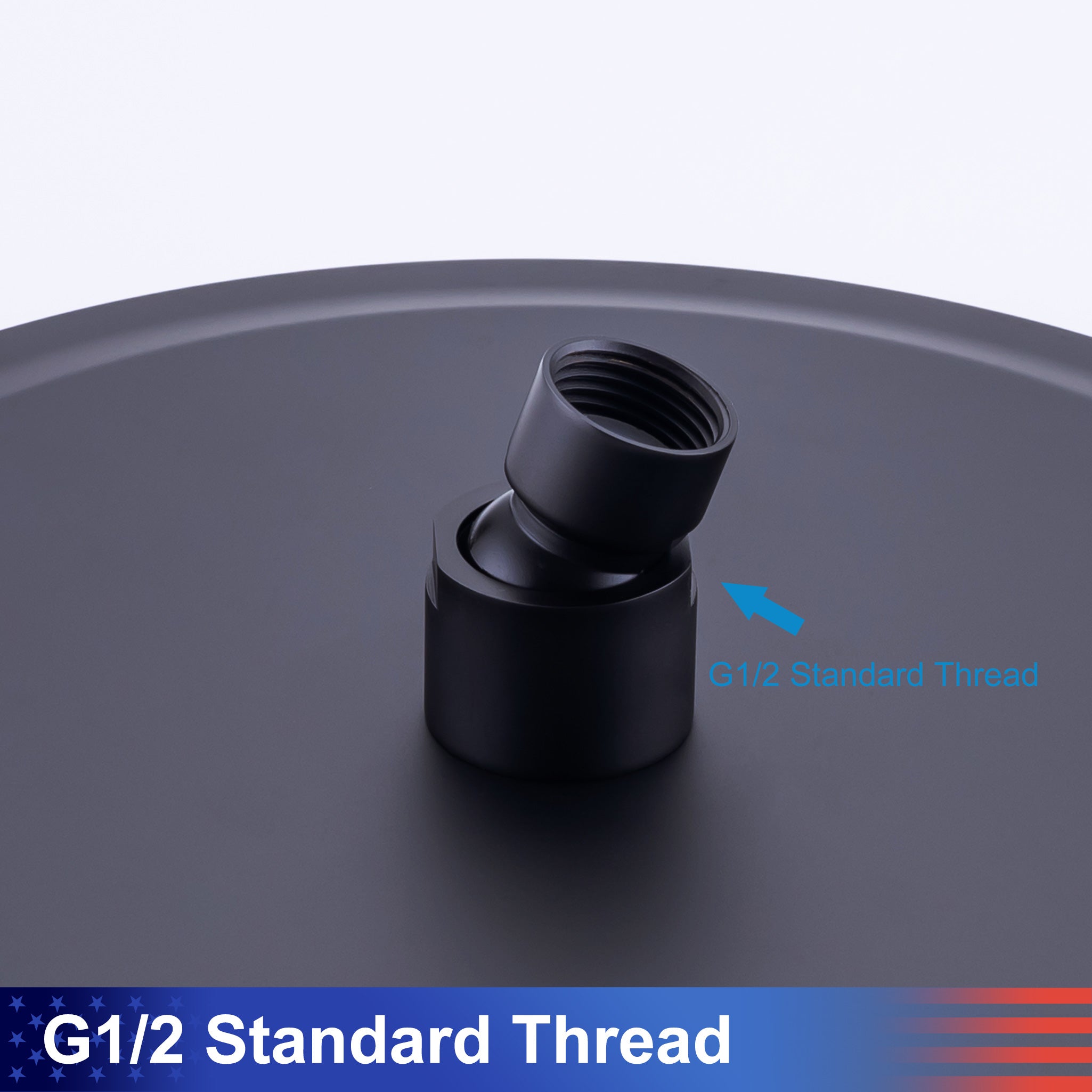 8" Round Rain Shower Head, 1.8 GPM