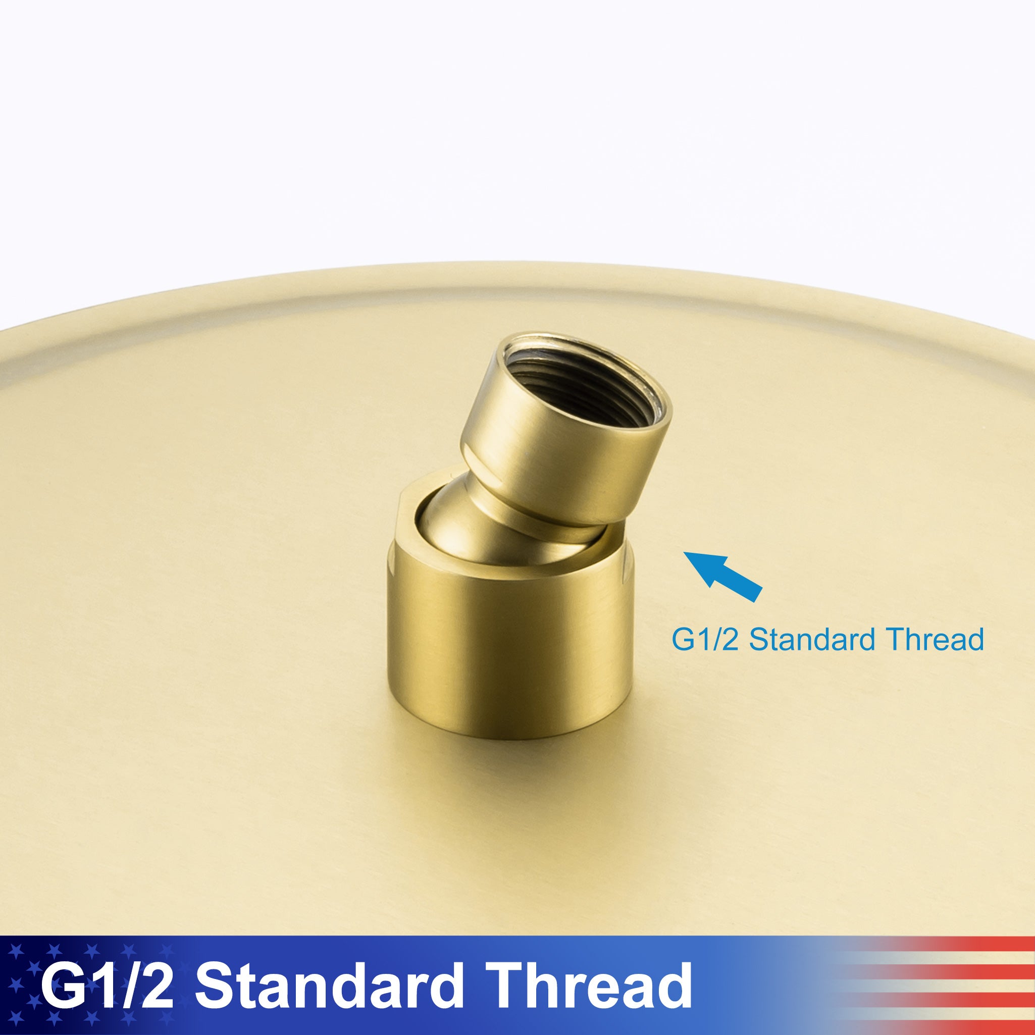 8" Round Rain Fixed Shower Head 1.8 GPM D3-8 (Canada Only)