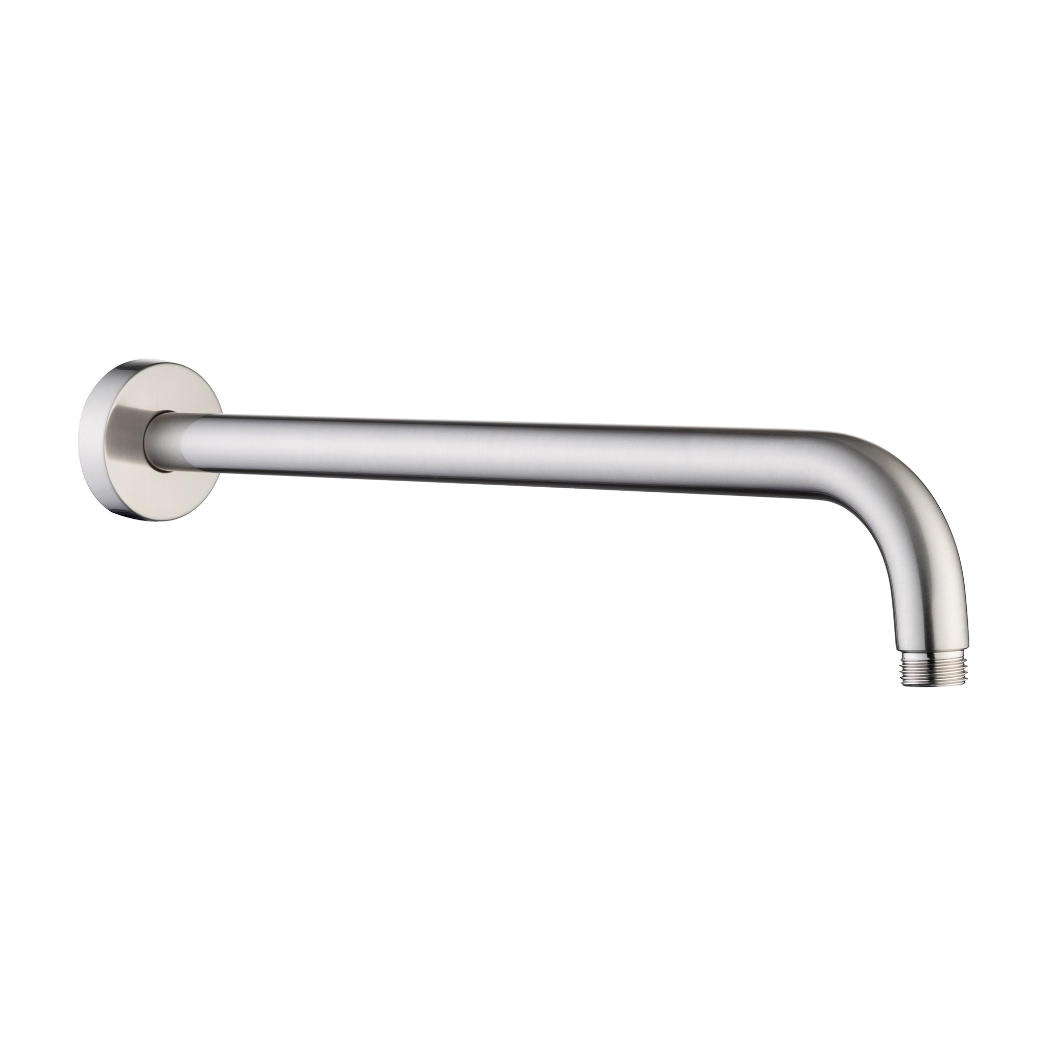 16" Round Wall-Mount Shower Arm with Flange