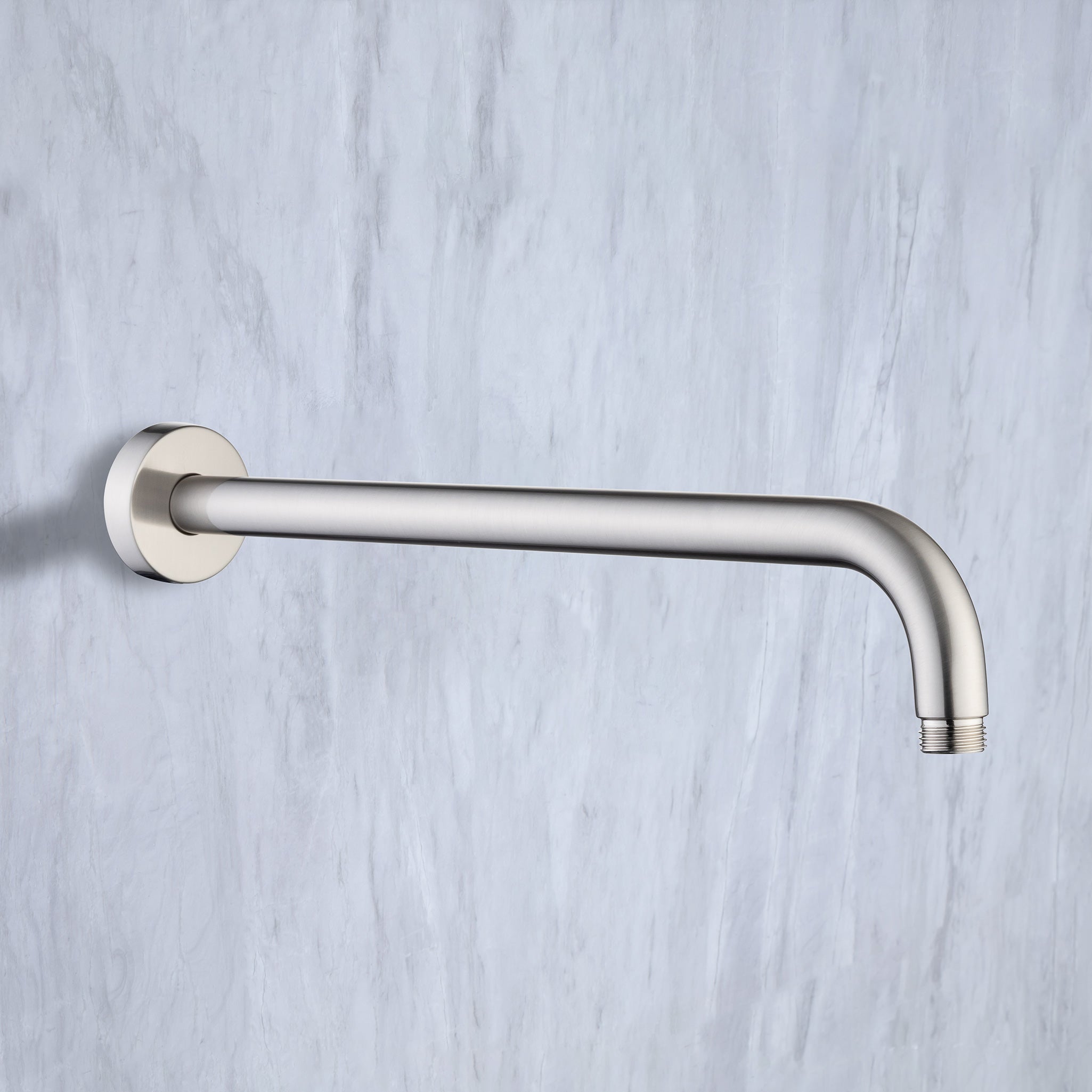 24" Round Wall-Mount Shower Arm with Flange