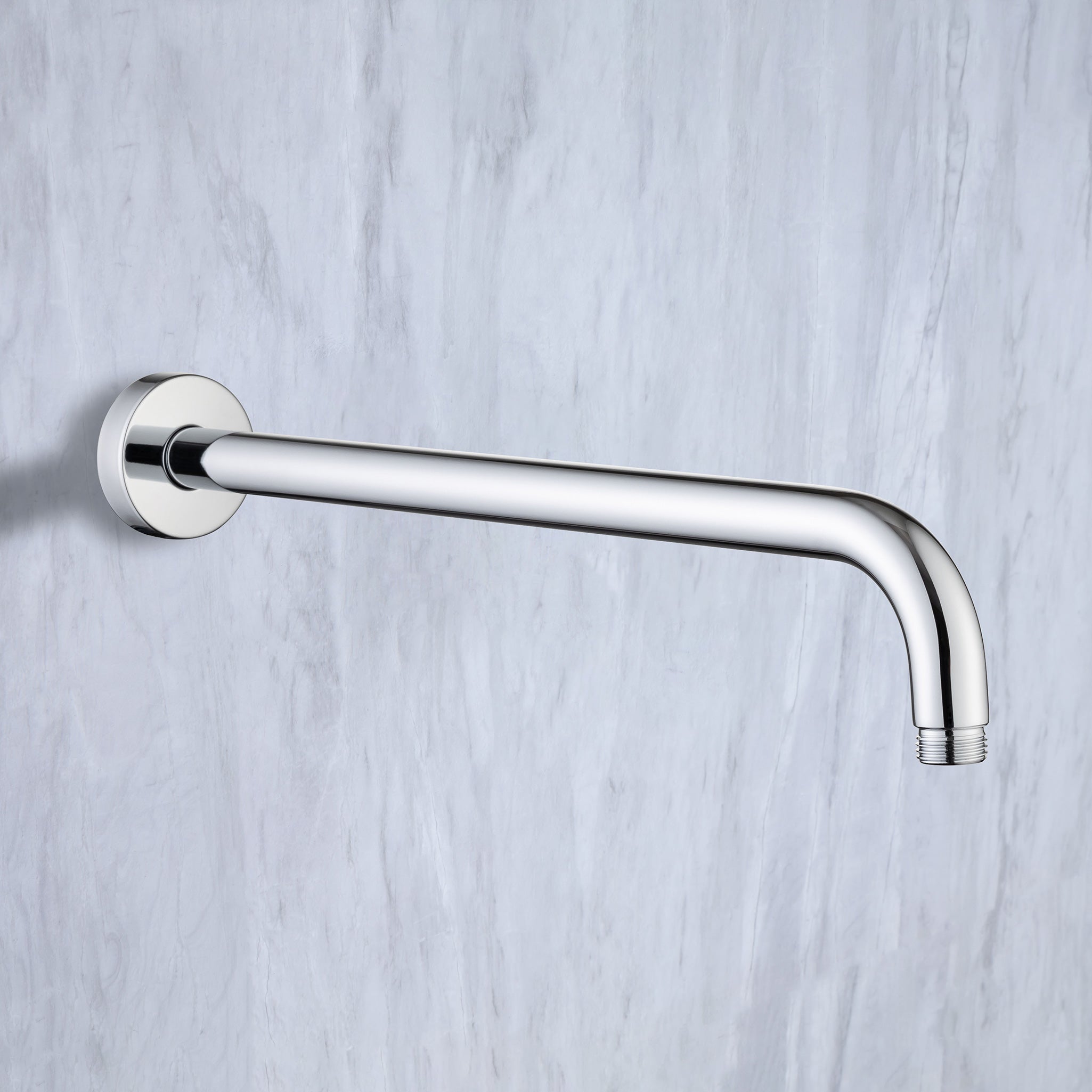 24'' Round Wall Mount Shower Arm With Flange L2-24
