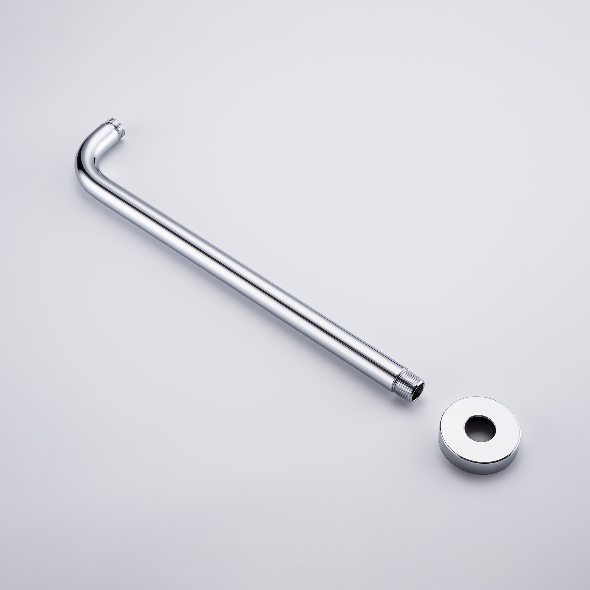 24'' Round Wall Mount Shower Arm With Flange L2-24