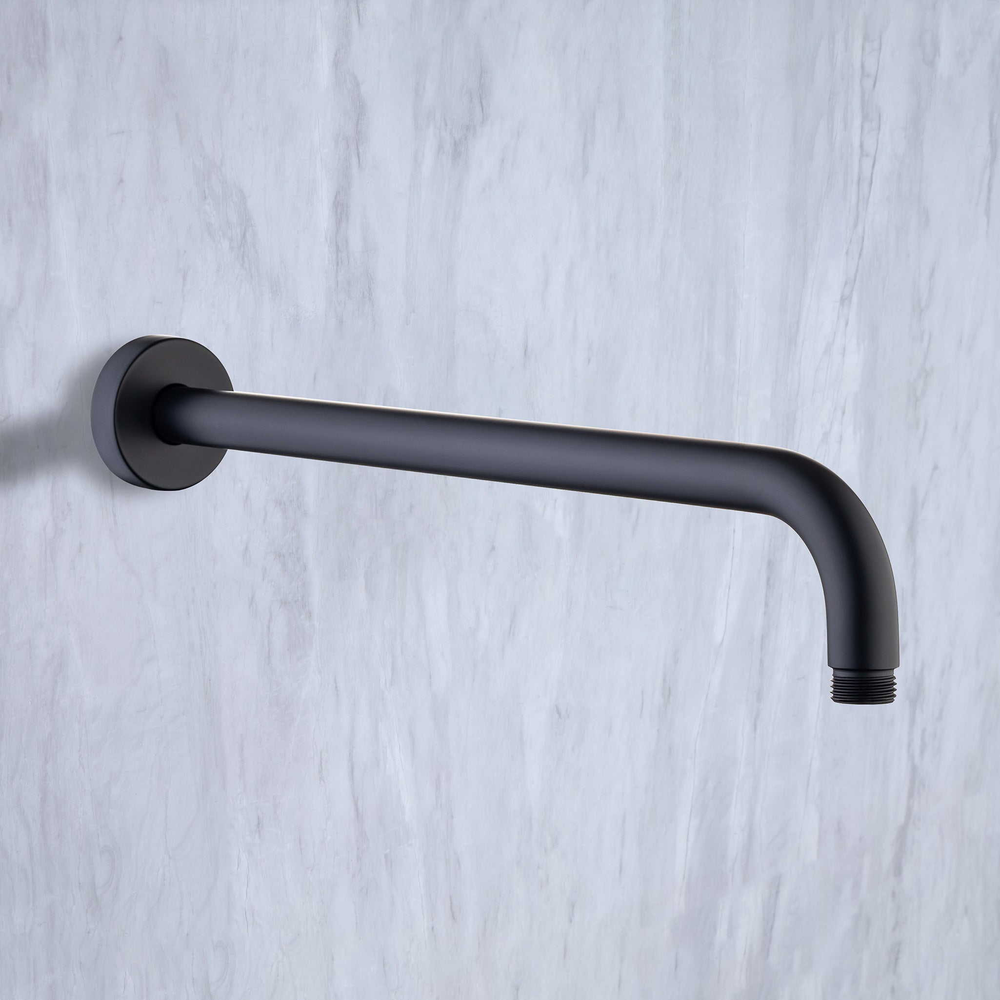 24'' Round Wall Mount Shower Arm With Flange L2-24