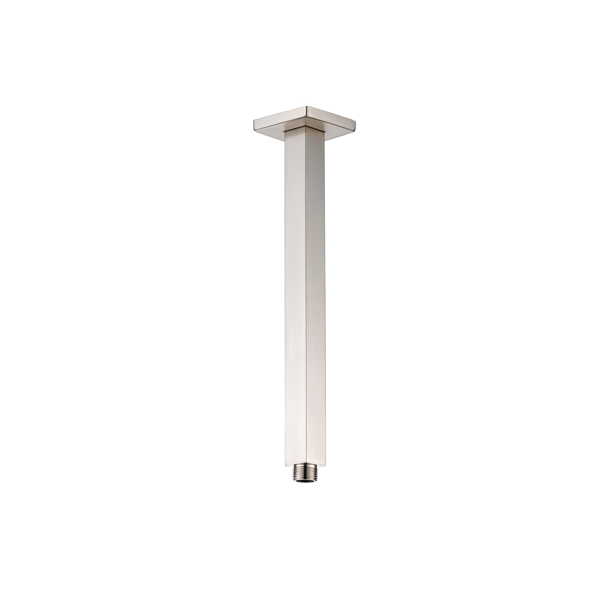 8" Square Ceiling-Mount Shower Arm with Flange