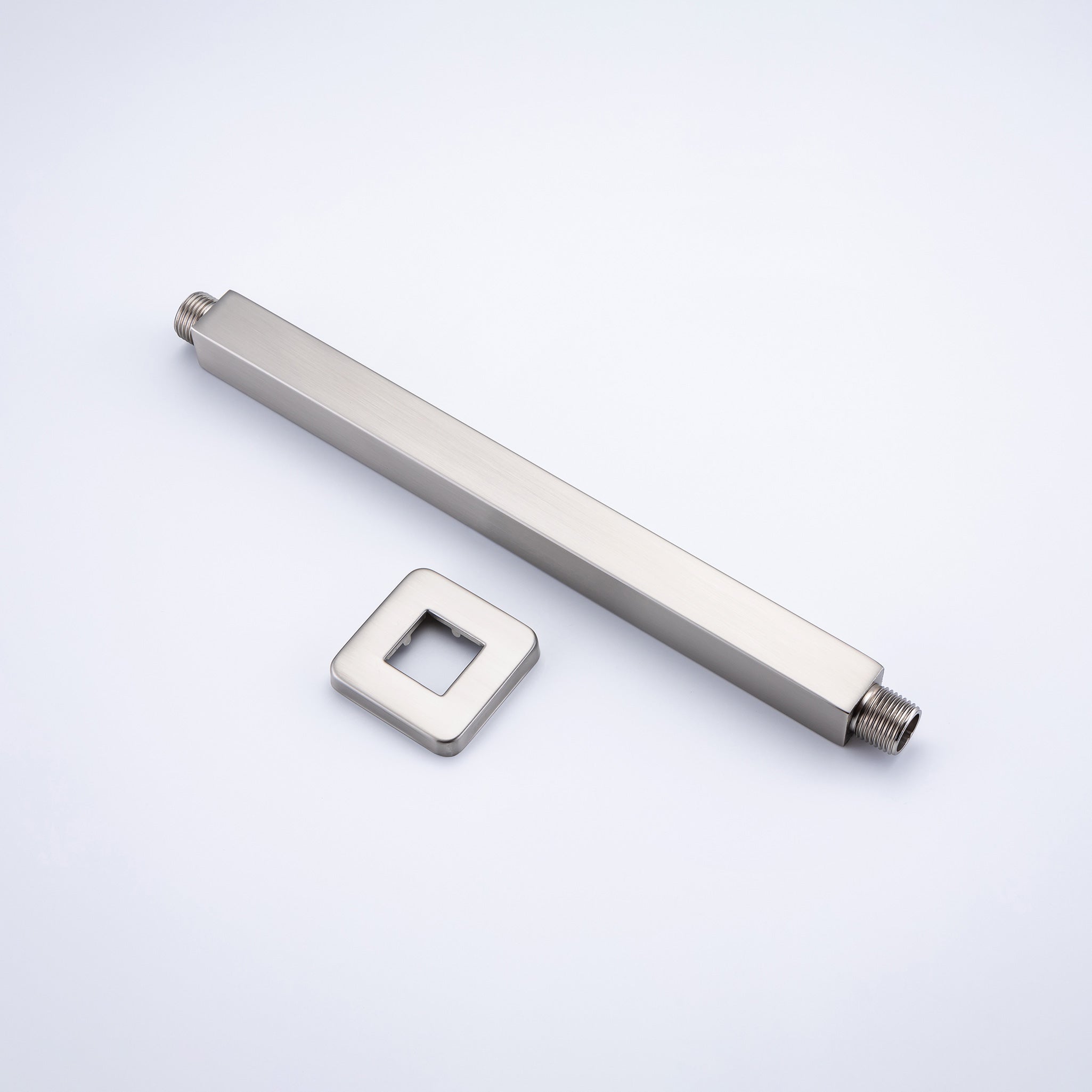12" Square Ceiling-Mount Shower Arm with Flange