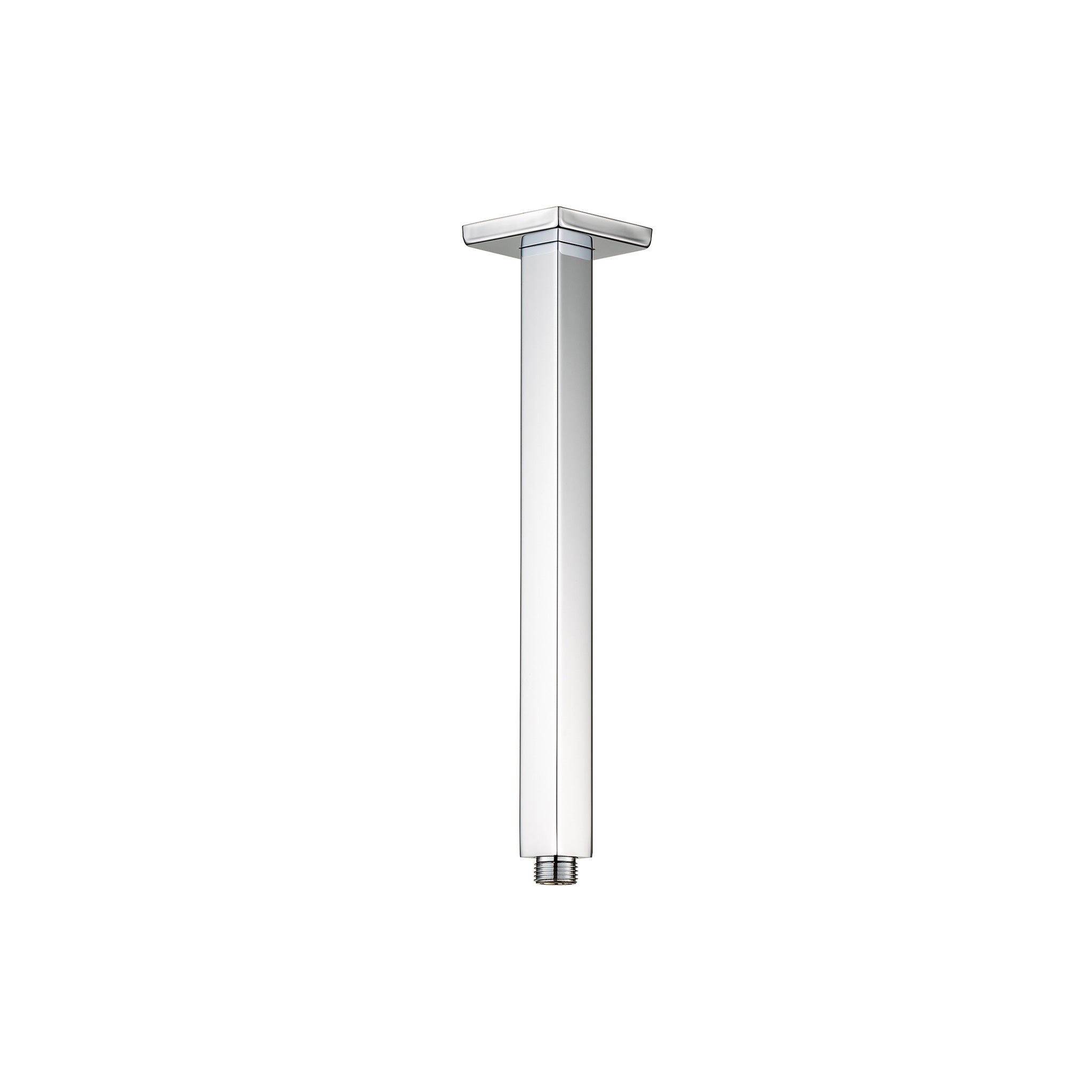 12" Square Ceiling-Mount Shower Arm with Flange